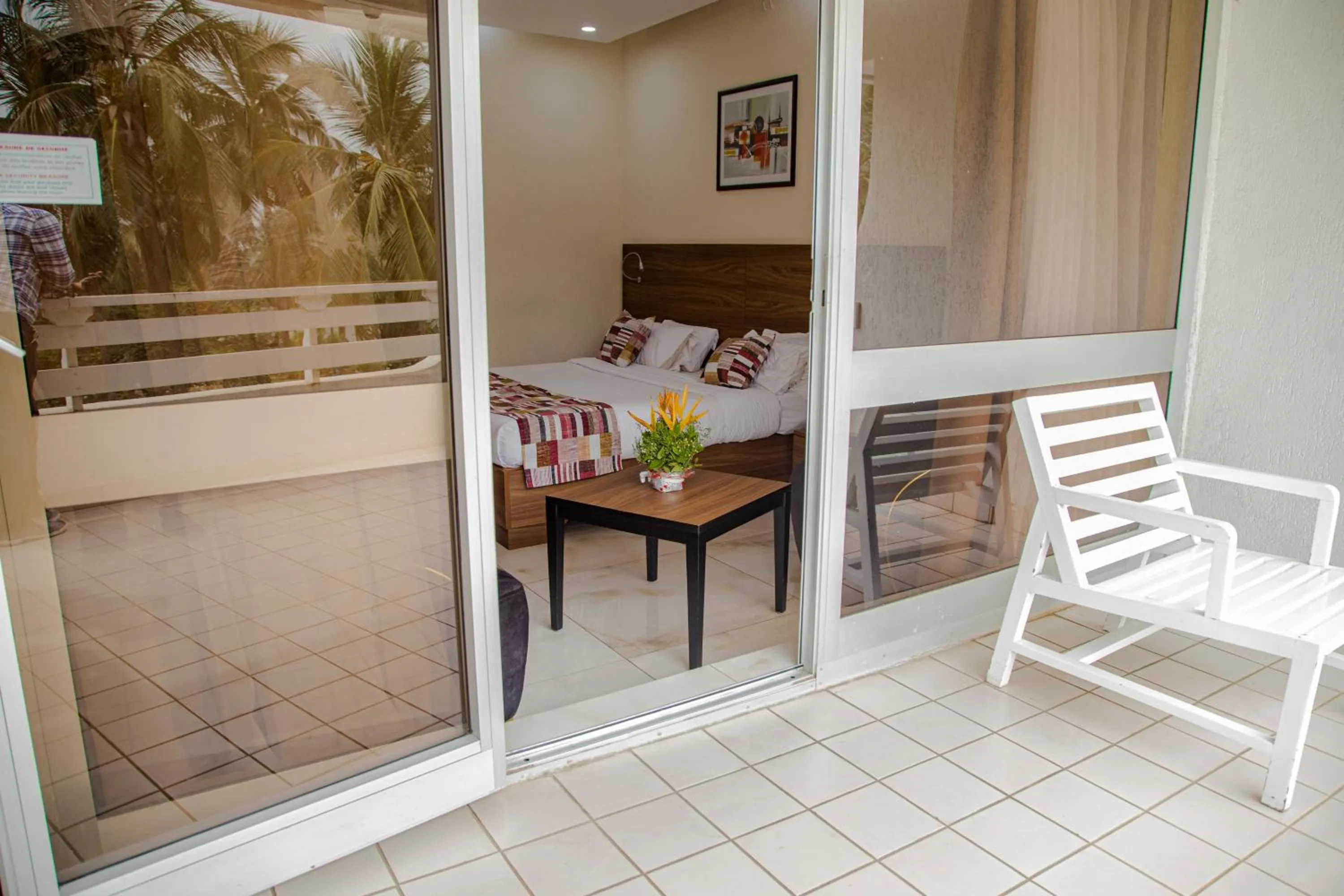 Patio in Hôtel Sarakawa