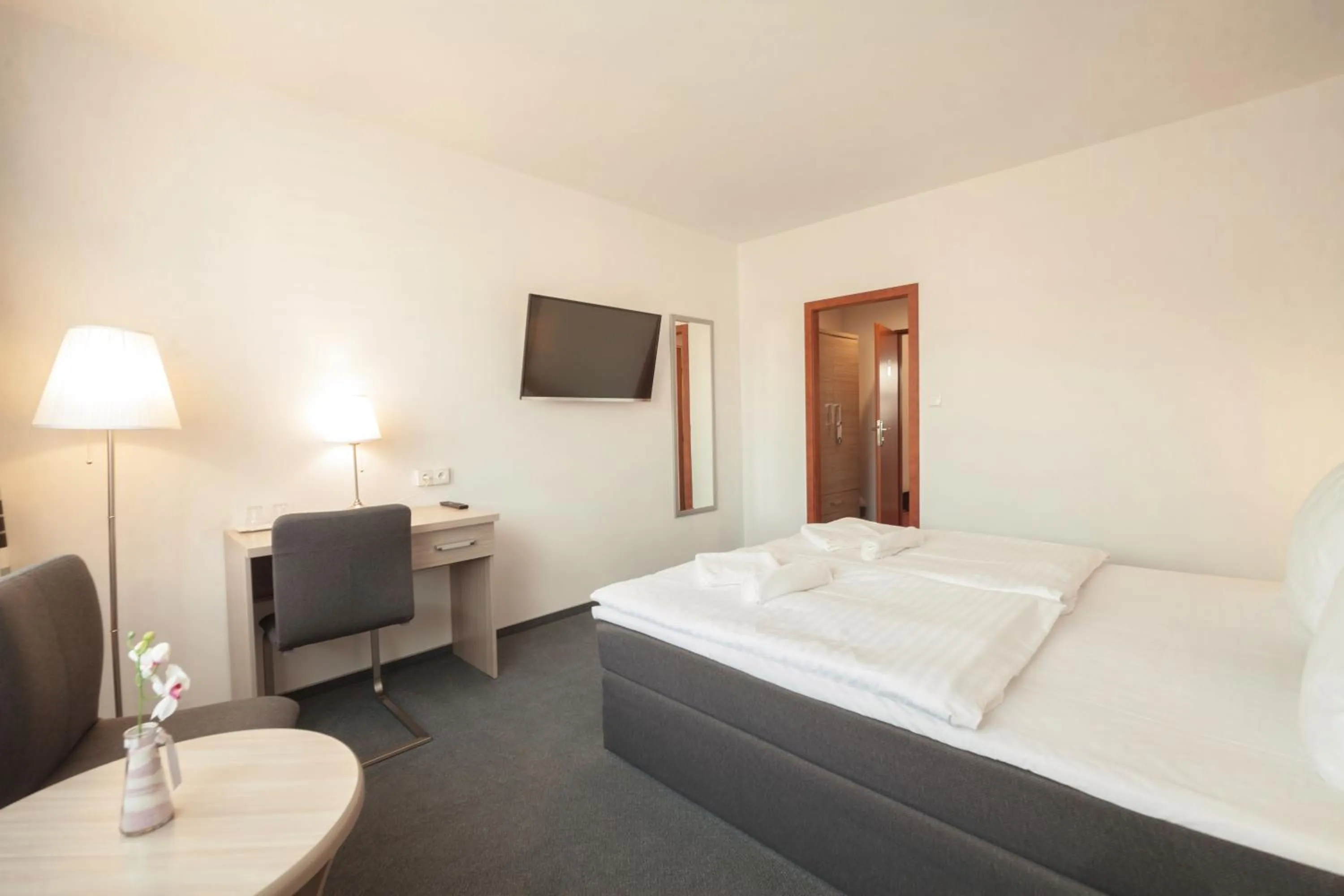 Bed in Interhotel Bohemia