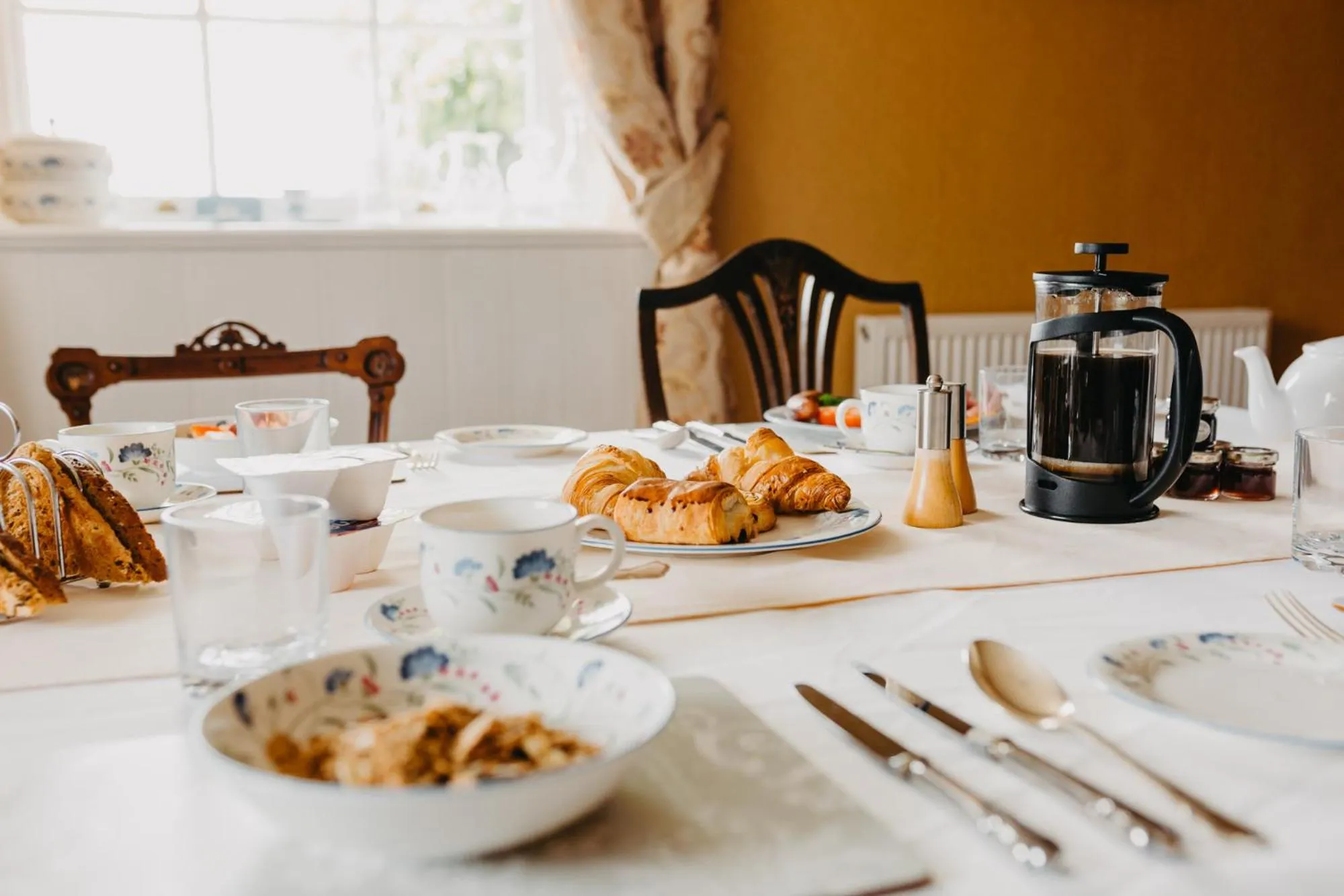 Food and drinks in Smeaton Farm Luxury B&B