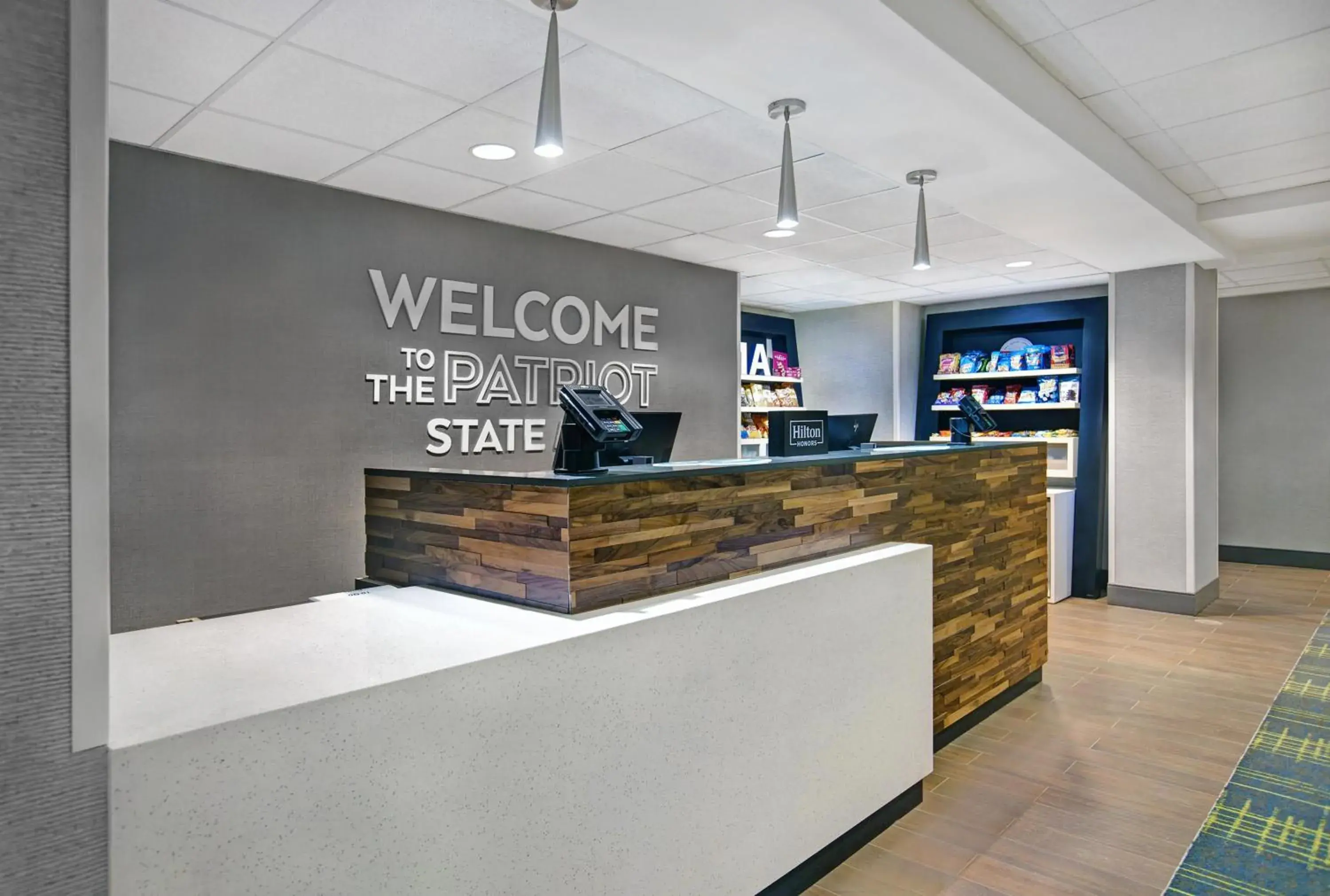 Lobby or reception in Hampton Inn Westfield Lobby or reception in Hampton Inn Westfield