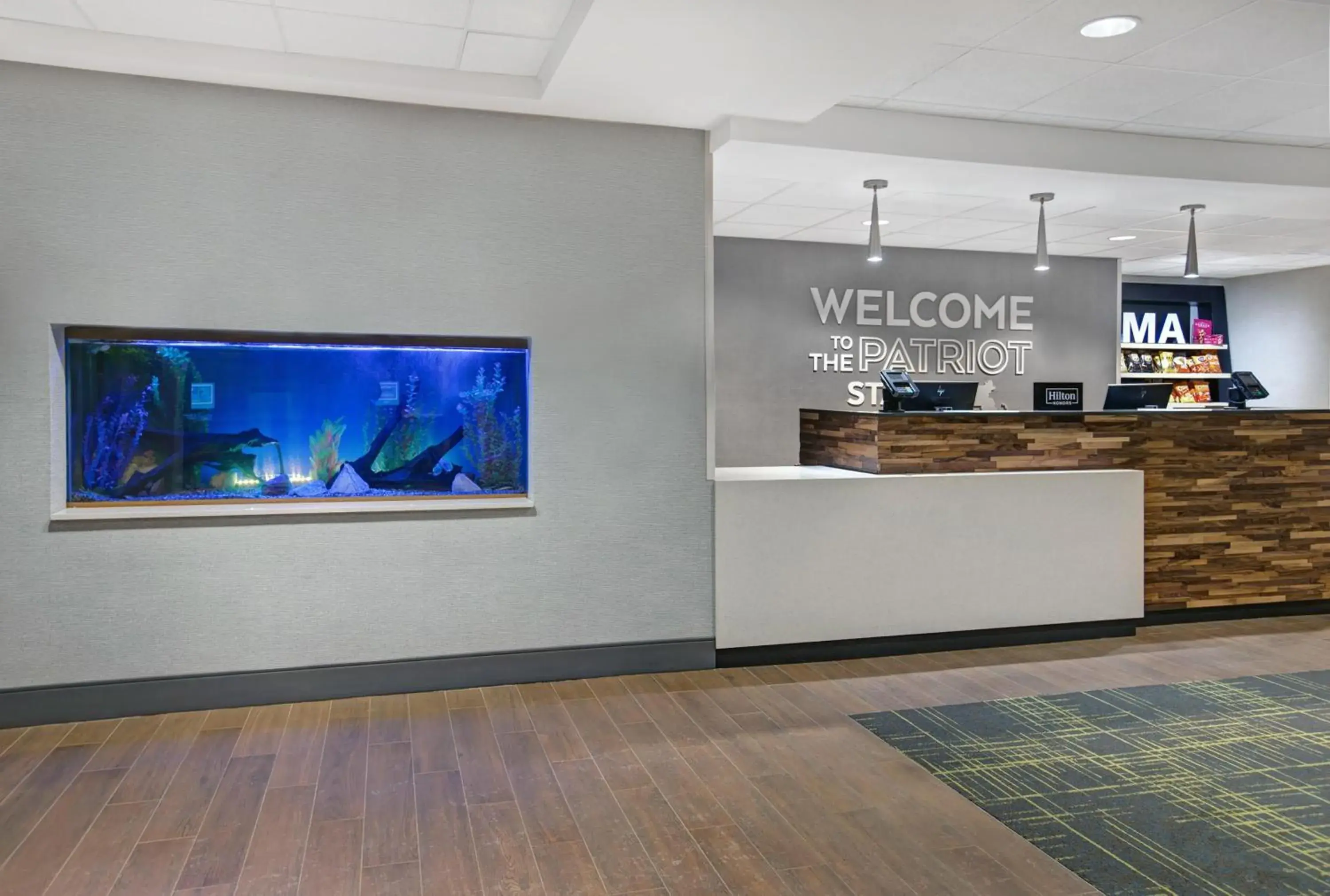 Lobby or reception in Hampton Inn Westfield Lobby or reception in Hampton Inn Westfield
