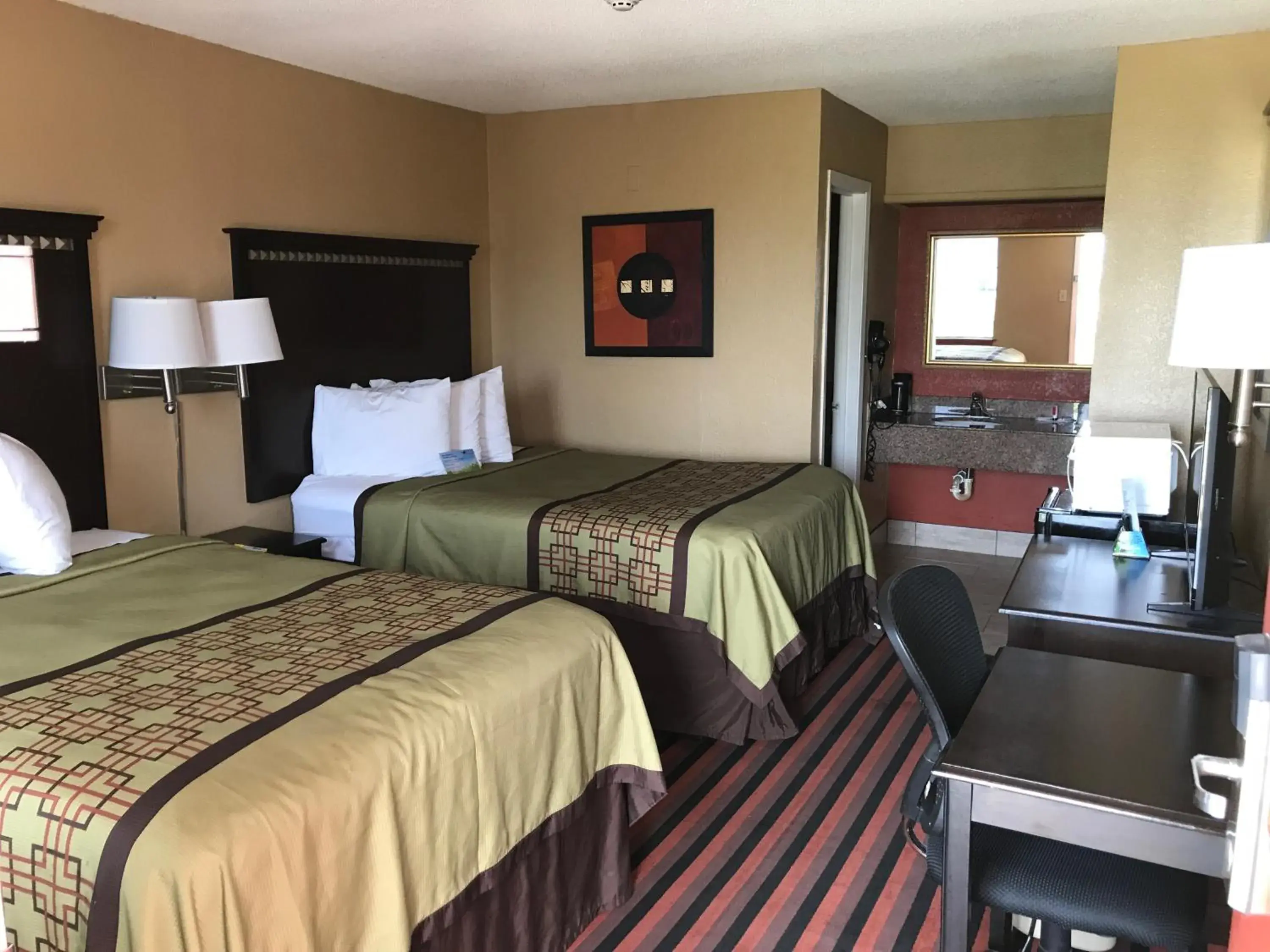 Bedroom, Bed in Days Inn by Wyndham Corpus Christi Beach Bedroom, Bed in Days Inn by Wyndham Corpus Christi Beach