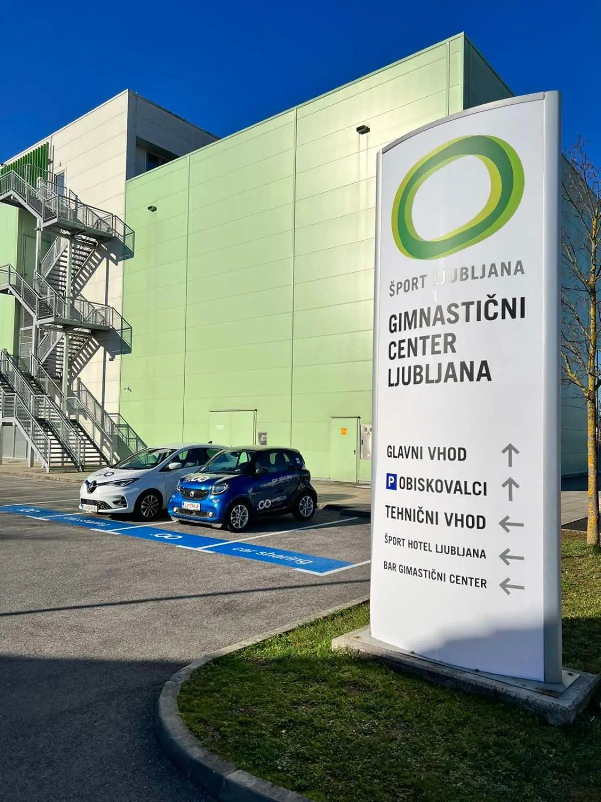 Parking in Sport Hotel Ljubljana