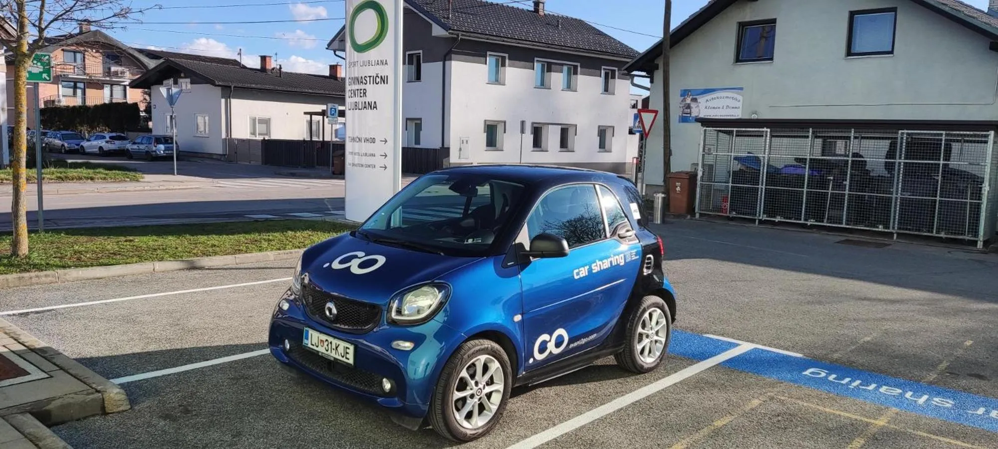 Parking in Sport Hotel Ljubljana