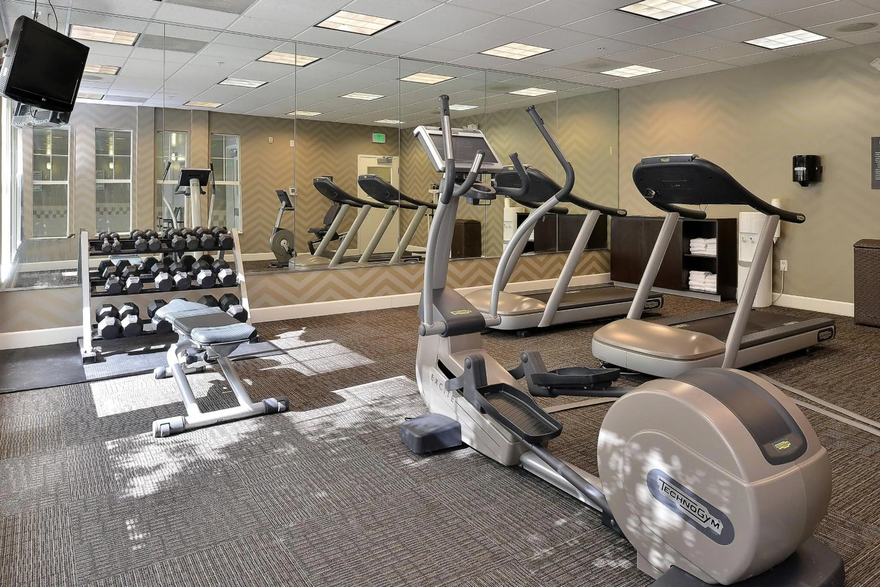 Fitness centre/facilities in Residence Inn by Marriott Denver Airport at Gateway Park
