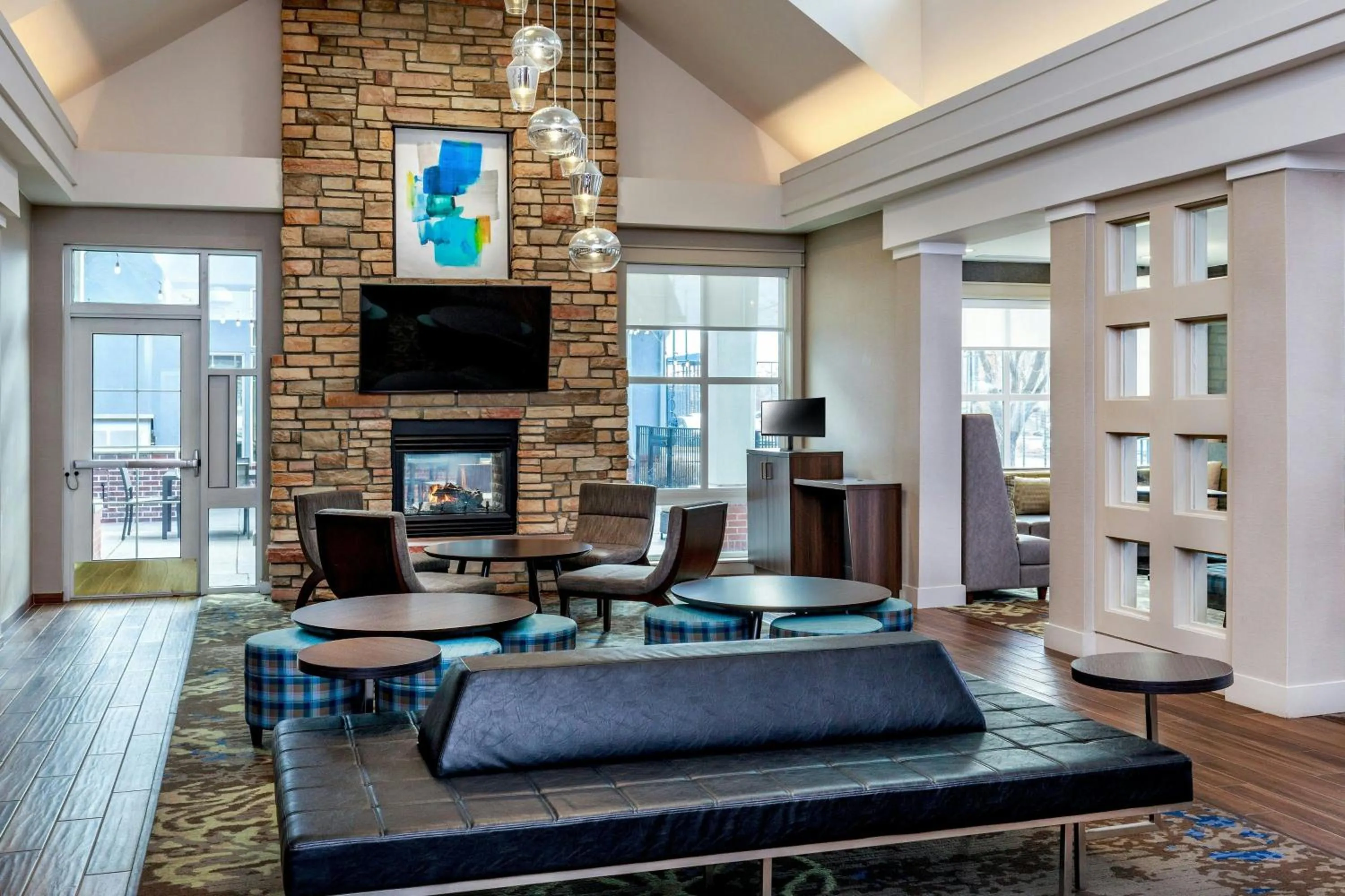 Lobby or reception in Residence Inn by Marriott Denver Airport at Gateway Park