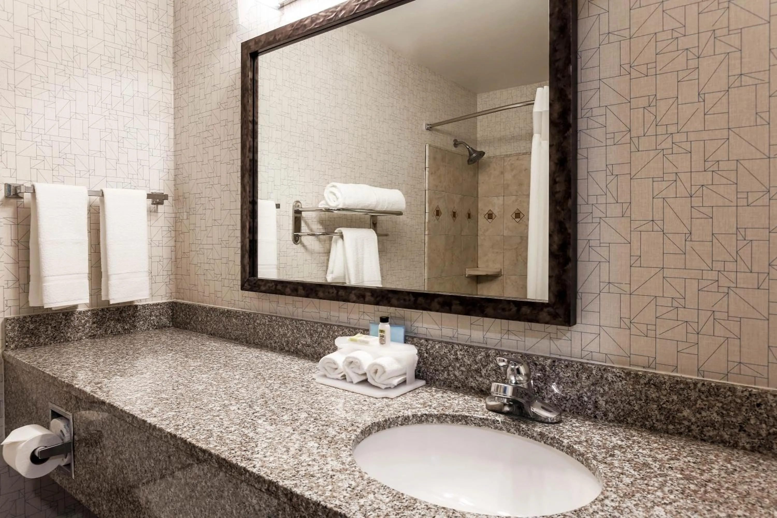 Bathroom in Holiday Inn Express Lancaster by IHG