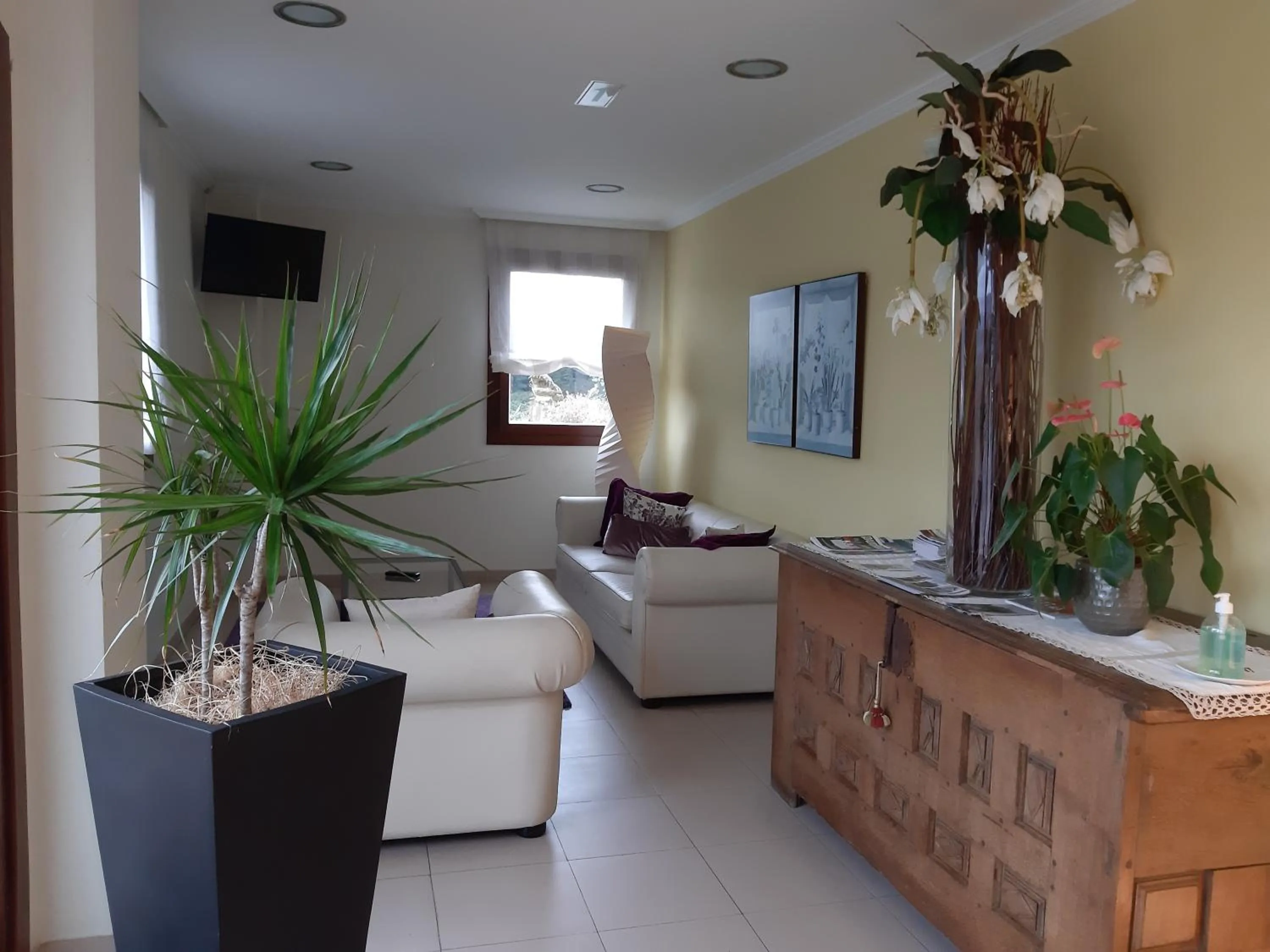 Communal lounge/ TV room in Hotel Santa Ana