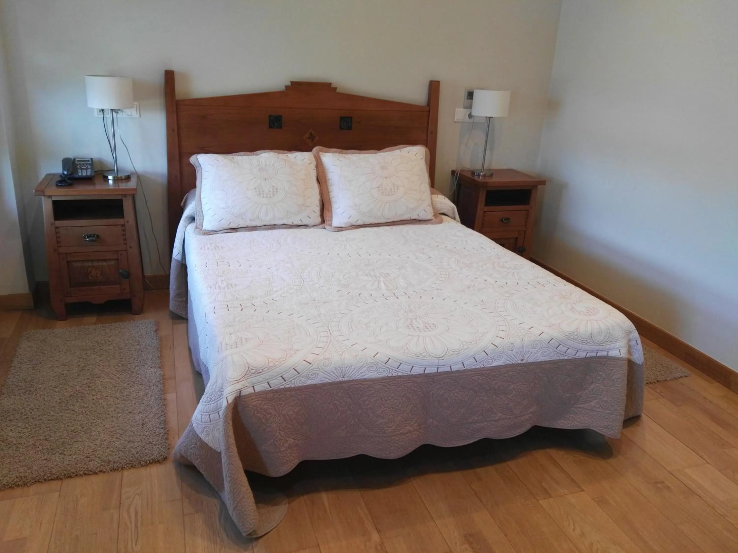 Bed in Hotel Santa Ana