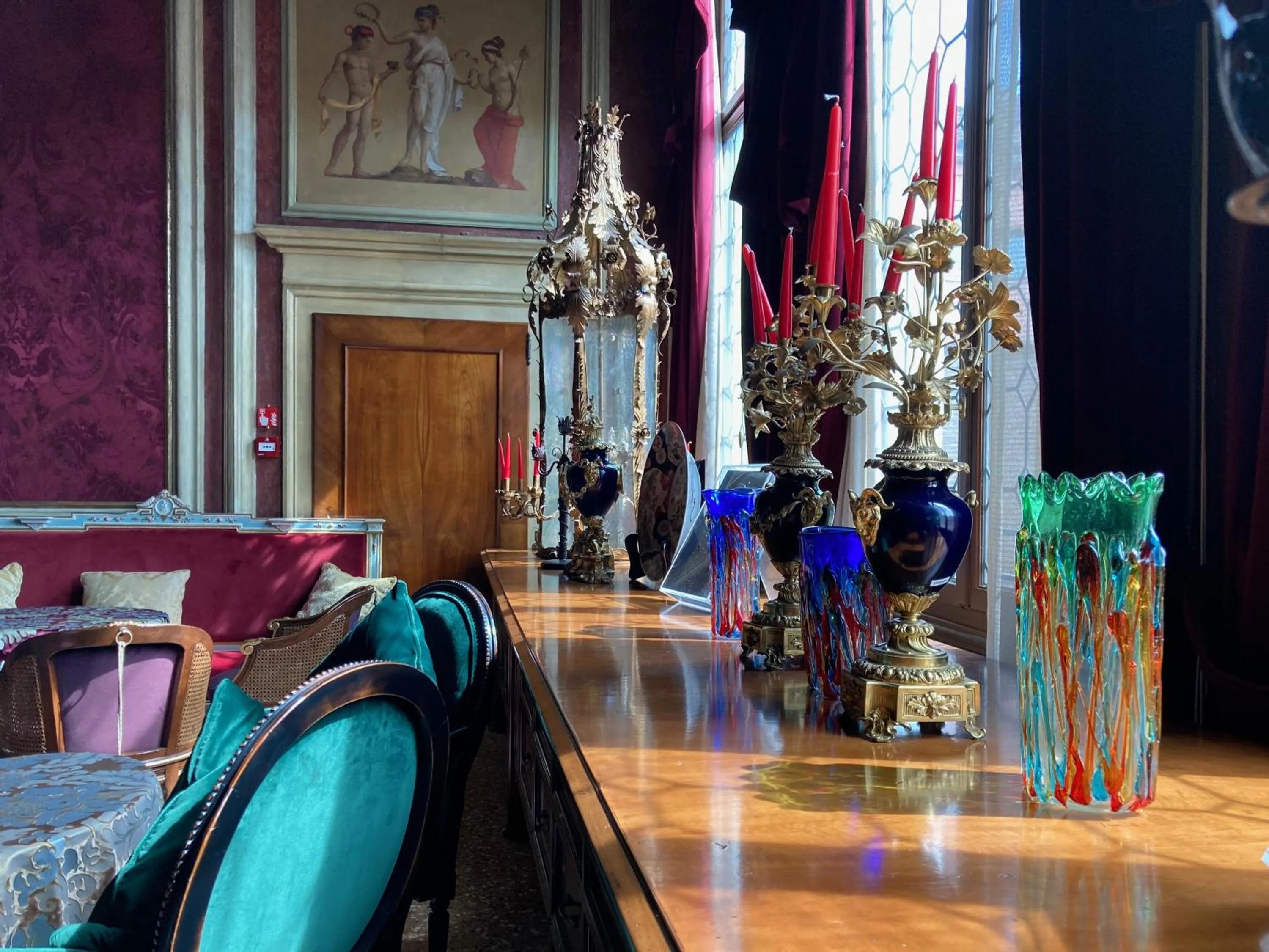 Living room in Palazzo Venart Luxury Hotel