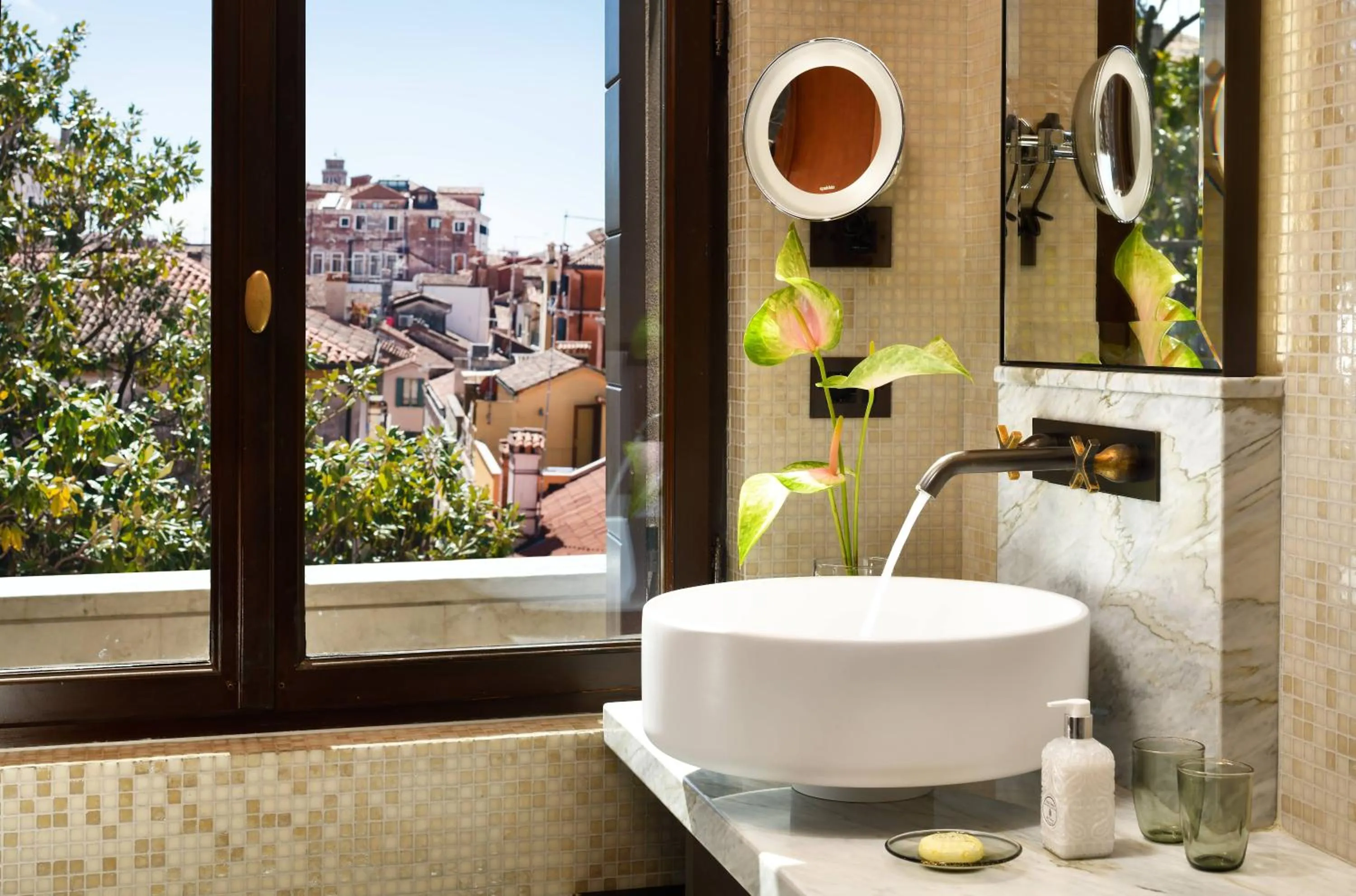 Bathroom in Palazzo Venart Luxury Hotel