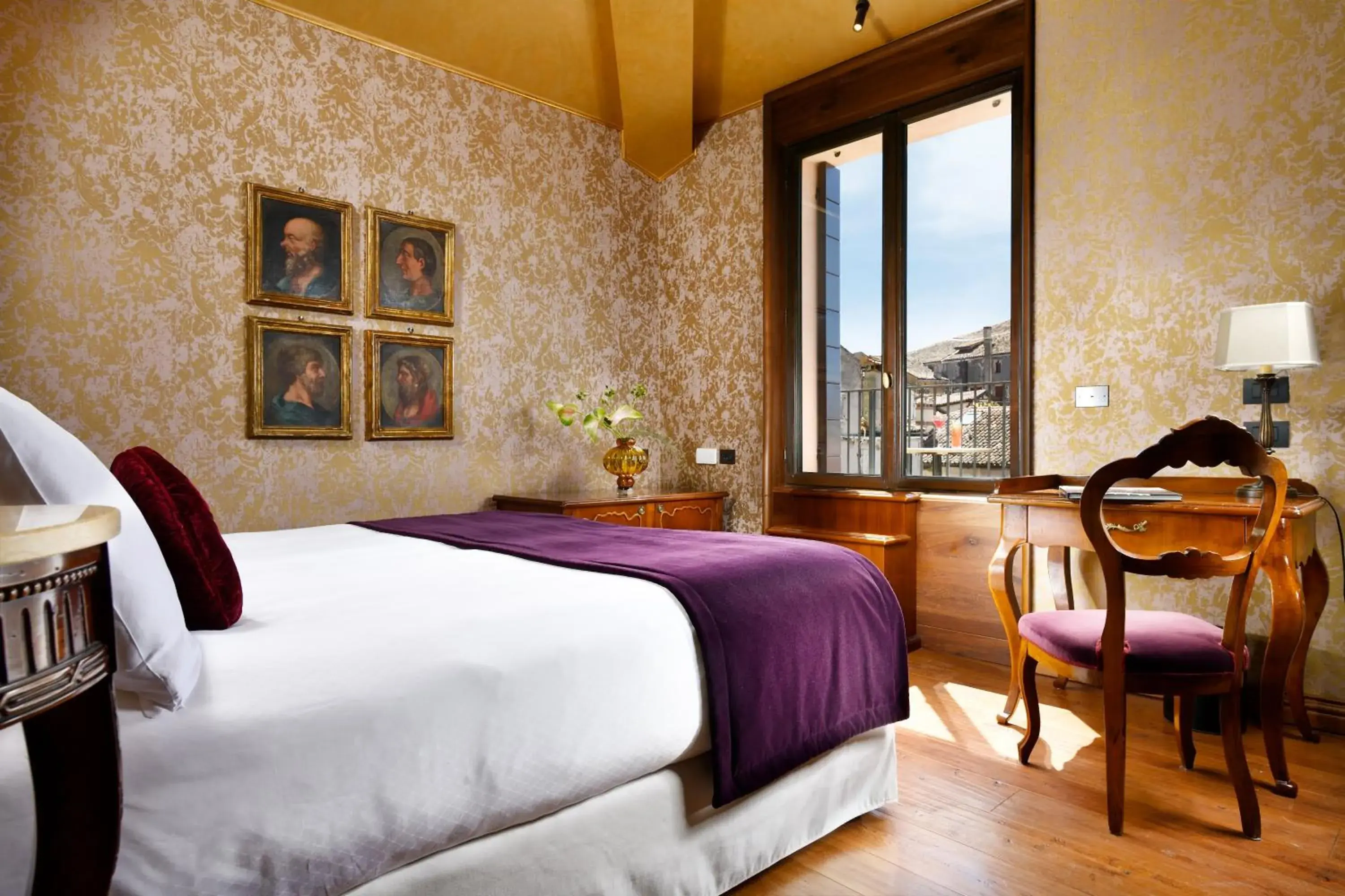 Classic Double Room with Terrace in Palazzo Venart Luxury Hotel Classic Double Room with Terrace in Palazzo Venart Luxury Hotel