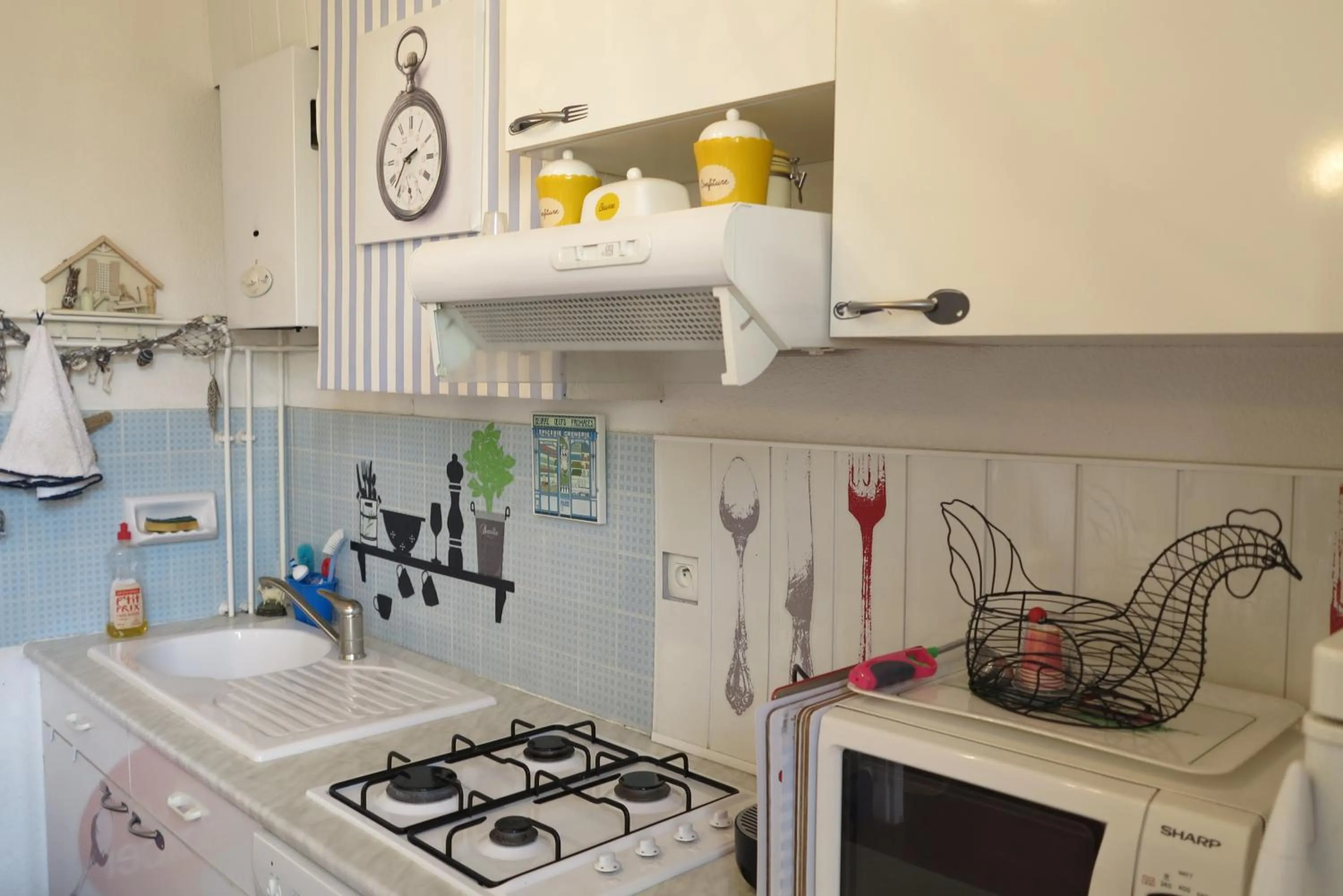 Kitchen or kitchenette in Viva Riviera - 5 Rue Commandant André
