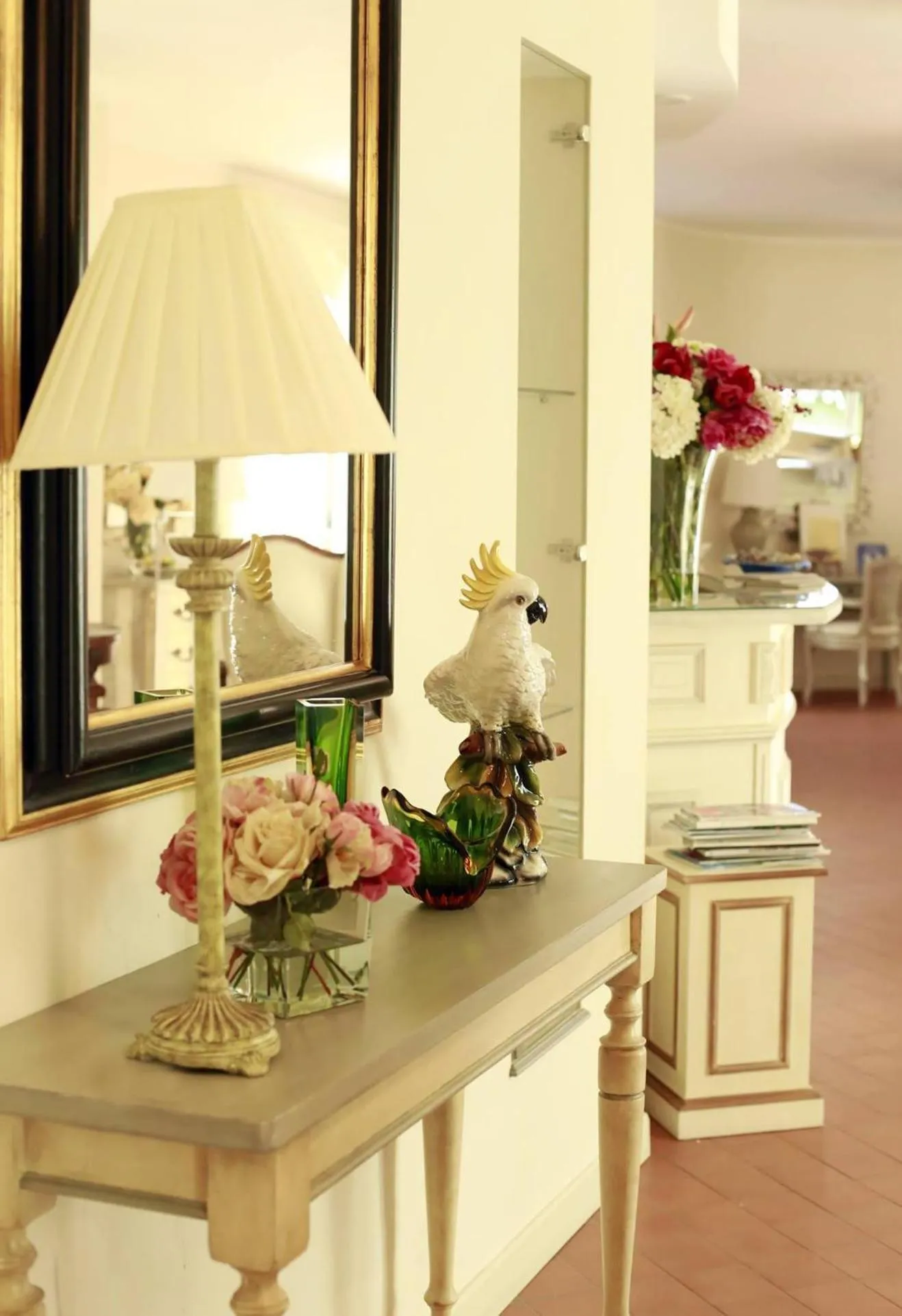 Lobby or reception in Villa Agnese