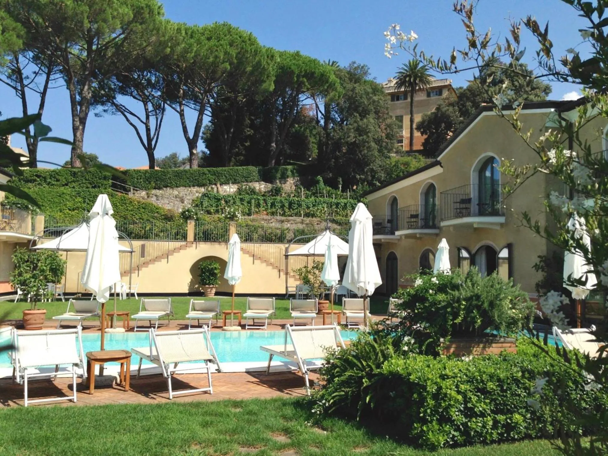 Garden view in Villa Agnese