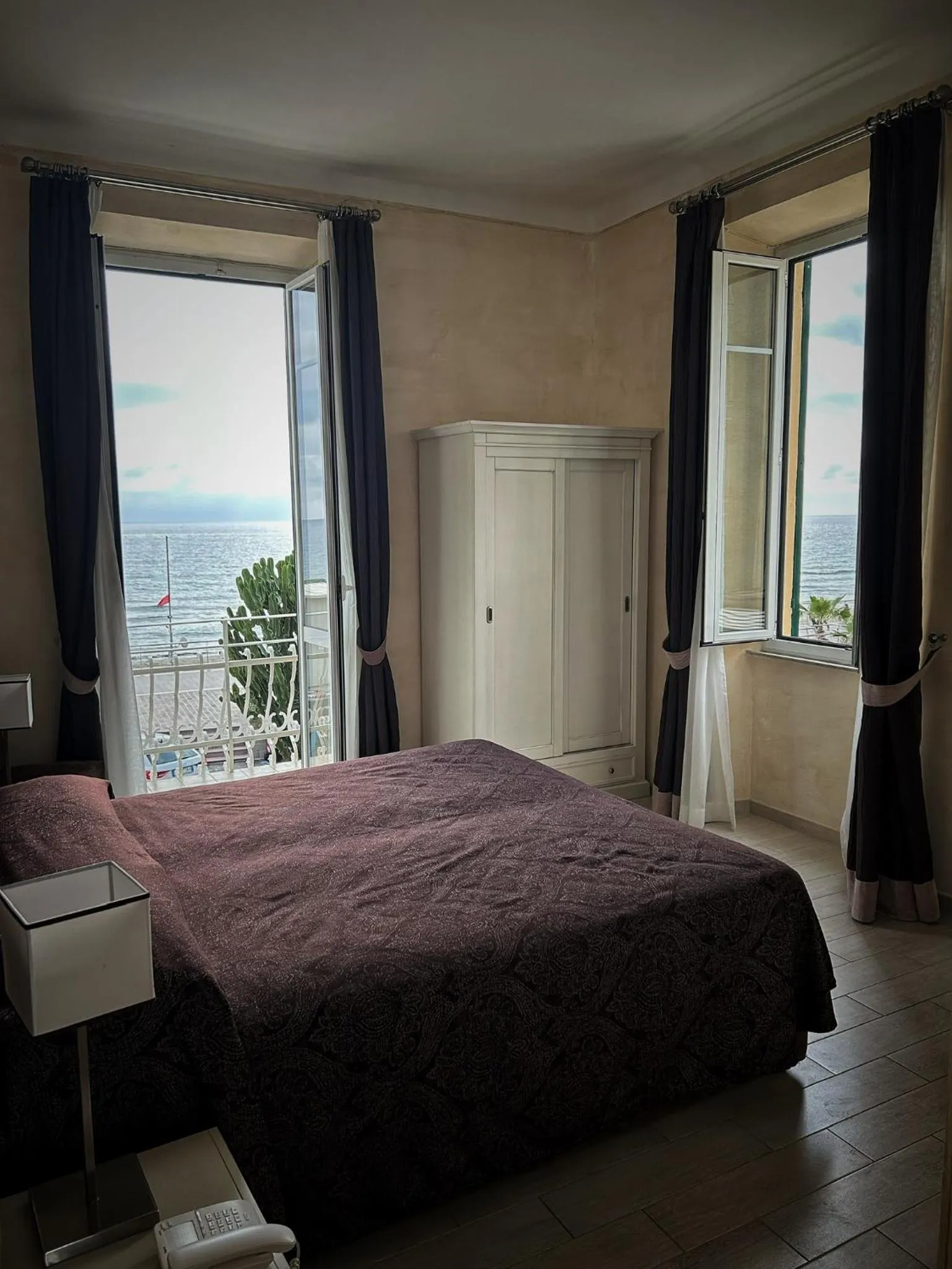 Bed in Hotel Villa Igea