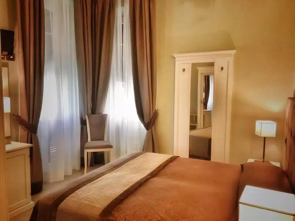 Bed in Hotel Villa Igea