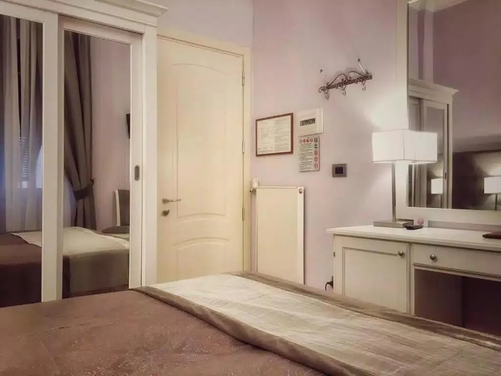 Bed in Hotel Villa Igea