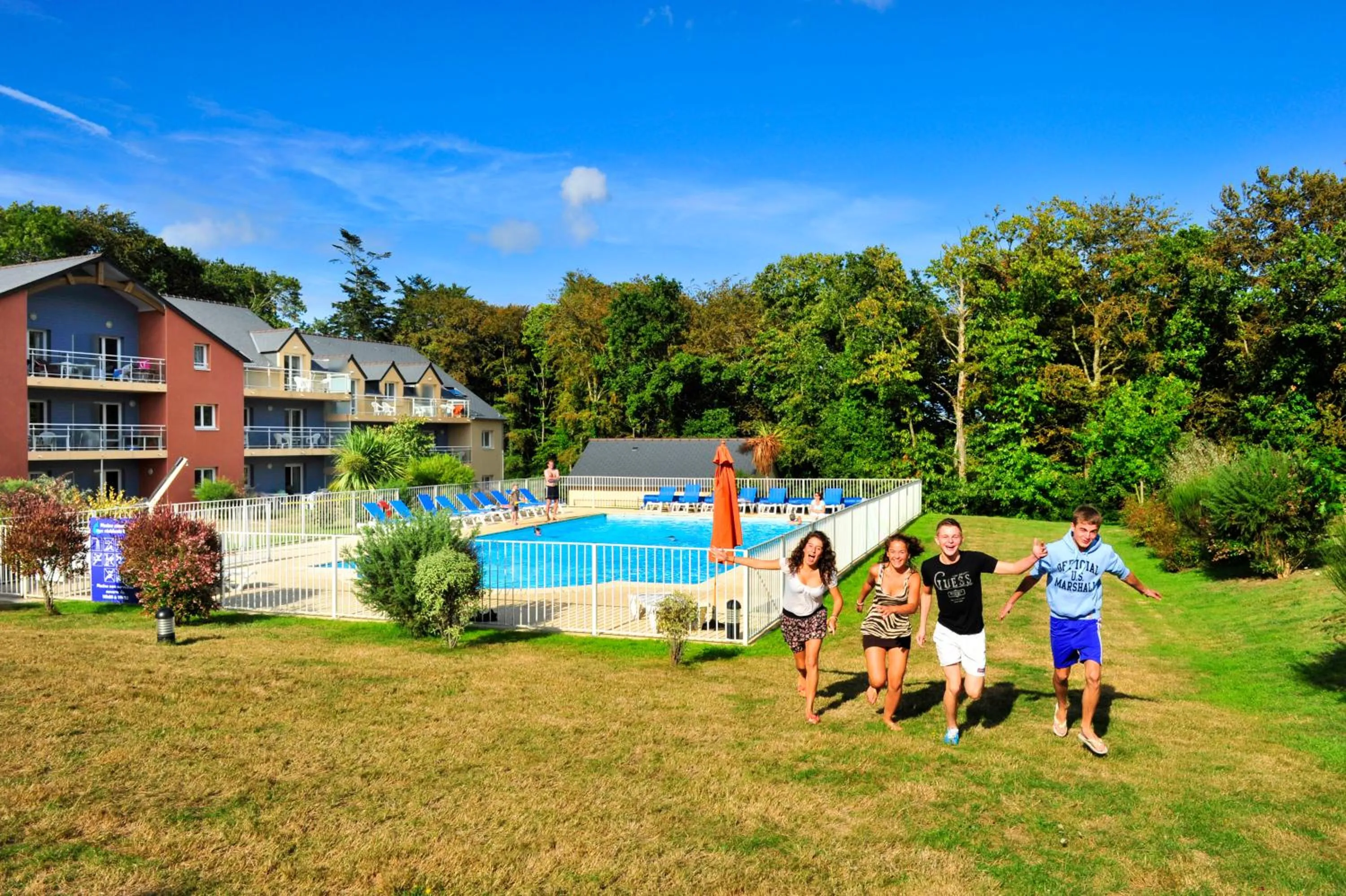 Swimming pool in Goélia Résidence du Golf de l'Océan