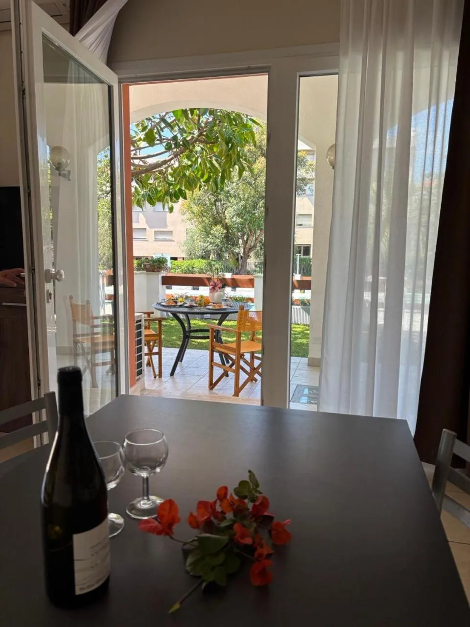 Patio in Diano Sporting Apartments