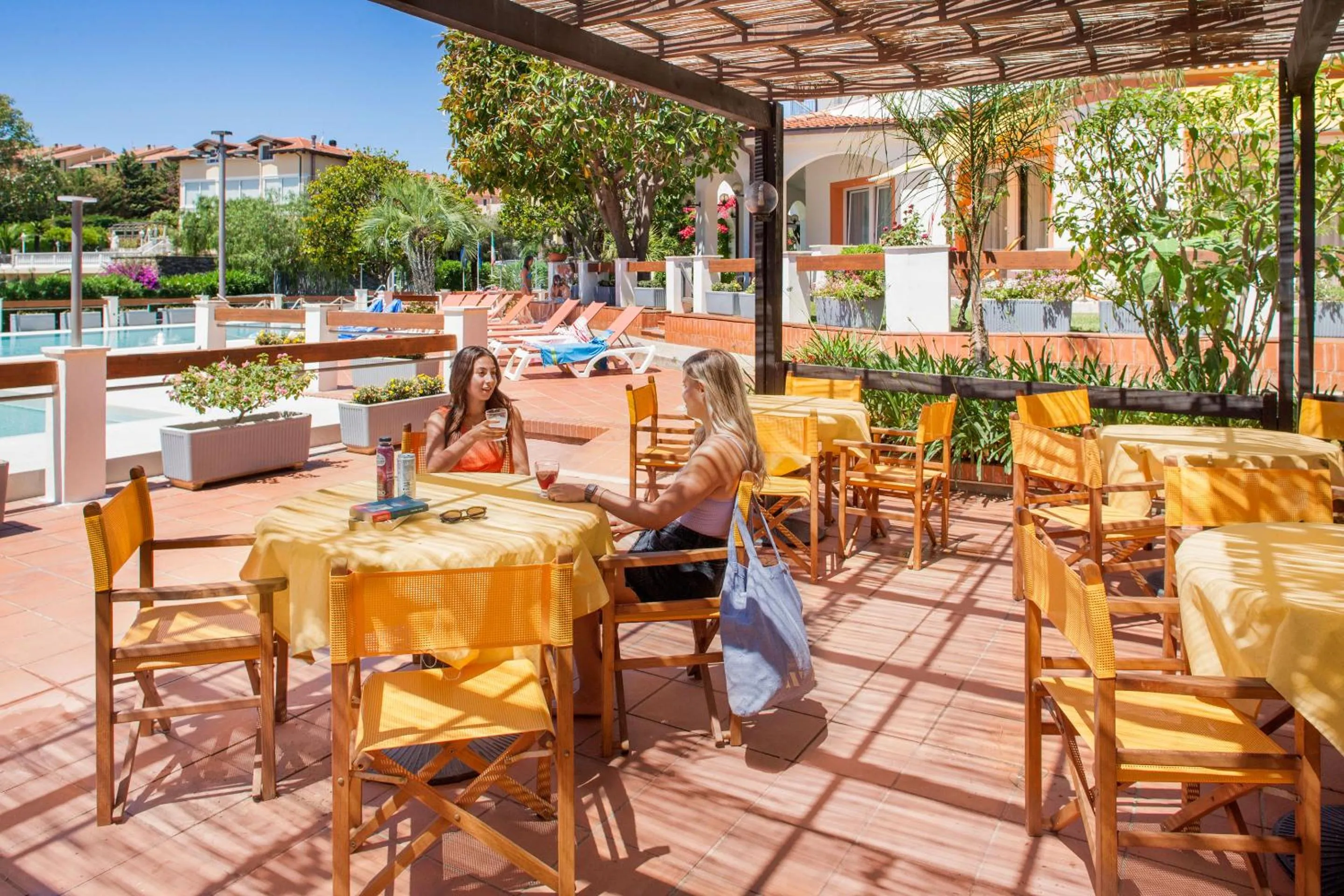 Patio in Diano Sporting Apartments