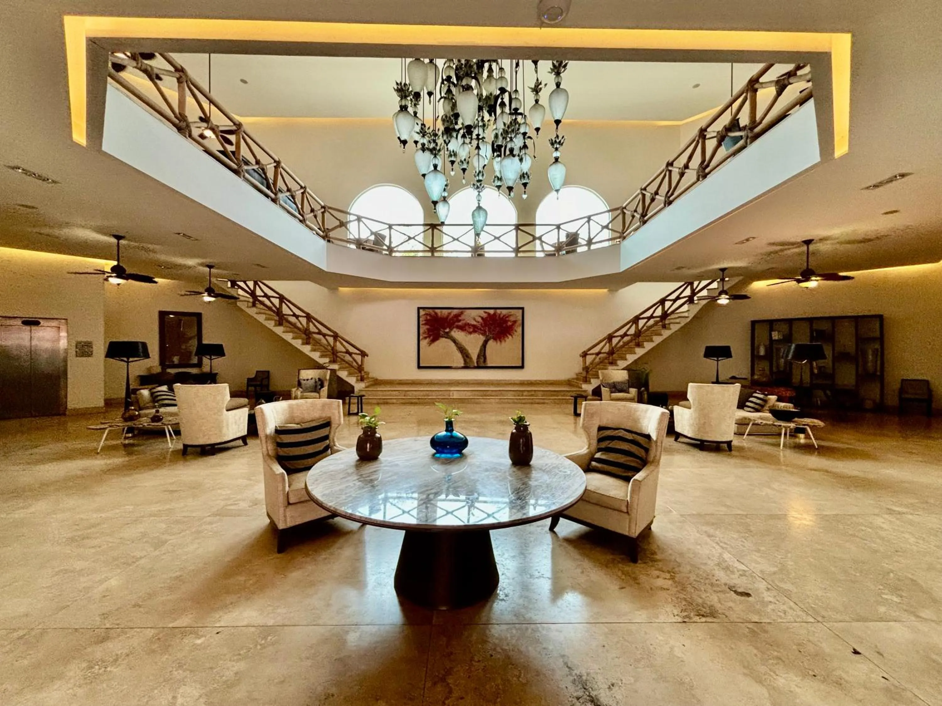 Living room in Hotel Hacienda San Pancho