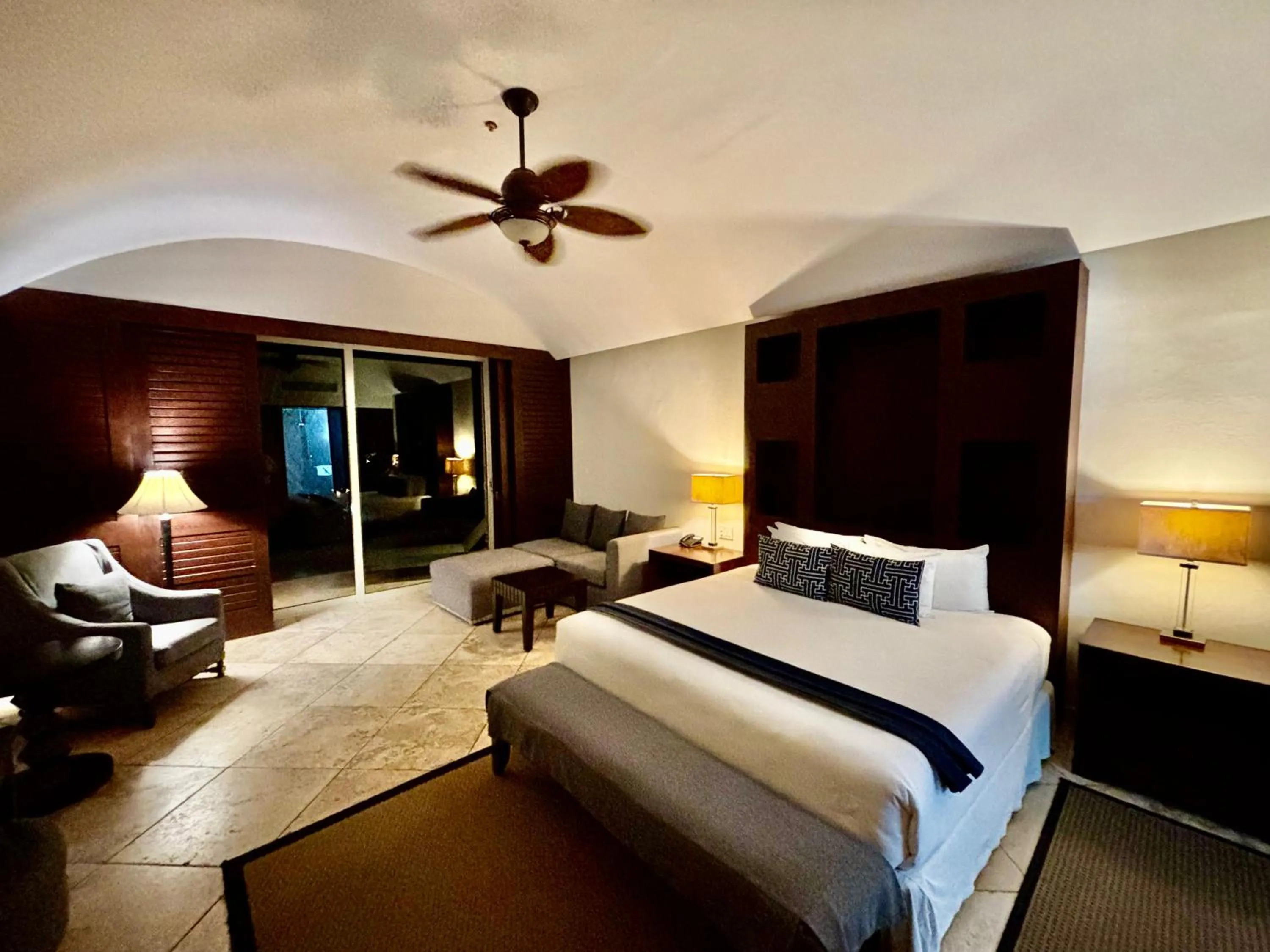 Bed in Hotel Hacienda San Pancho