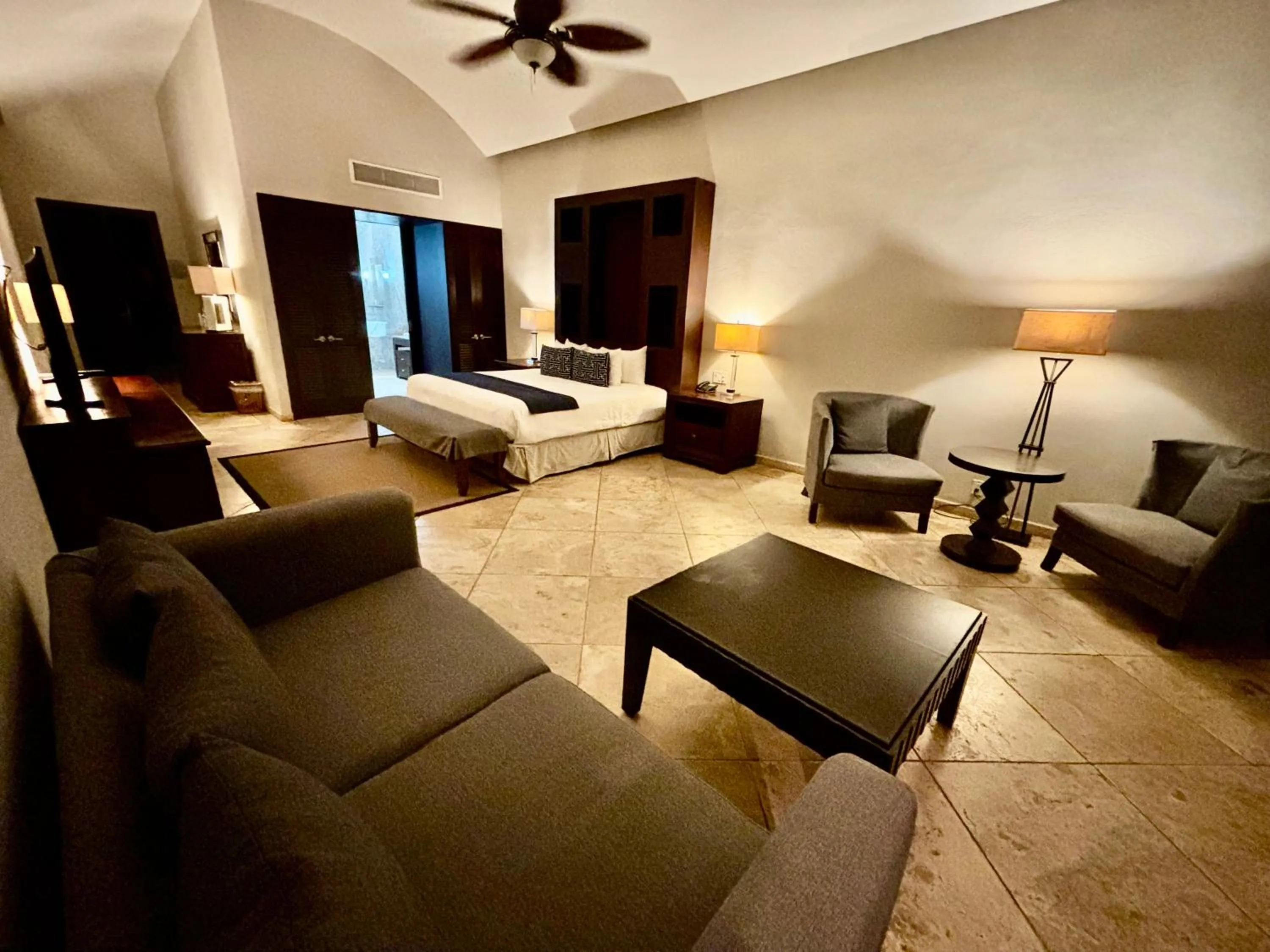 Bed in Hotel Hacienda San Pancho