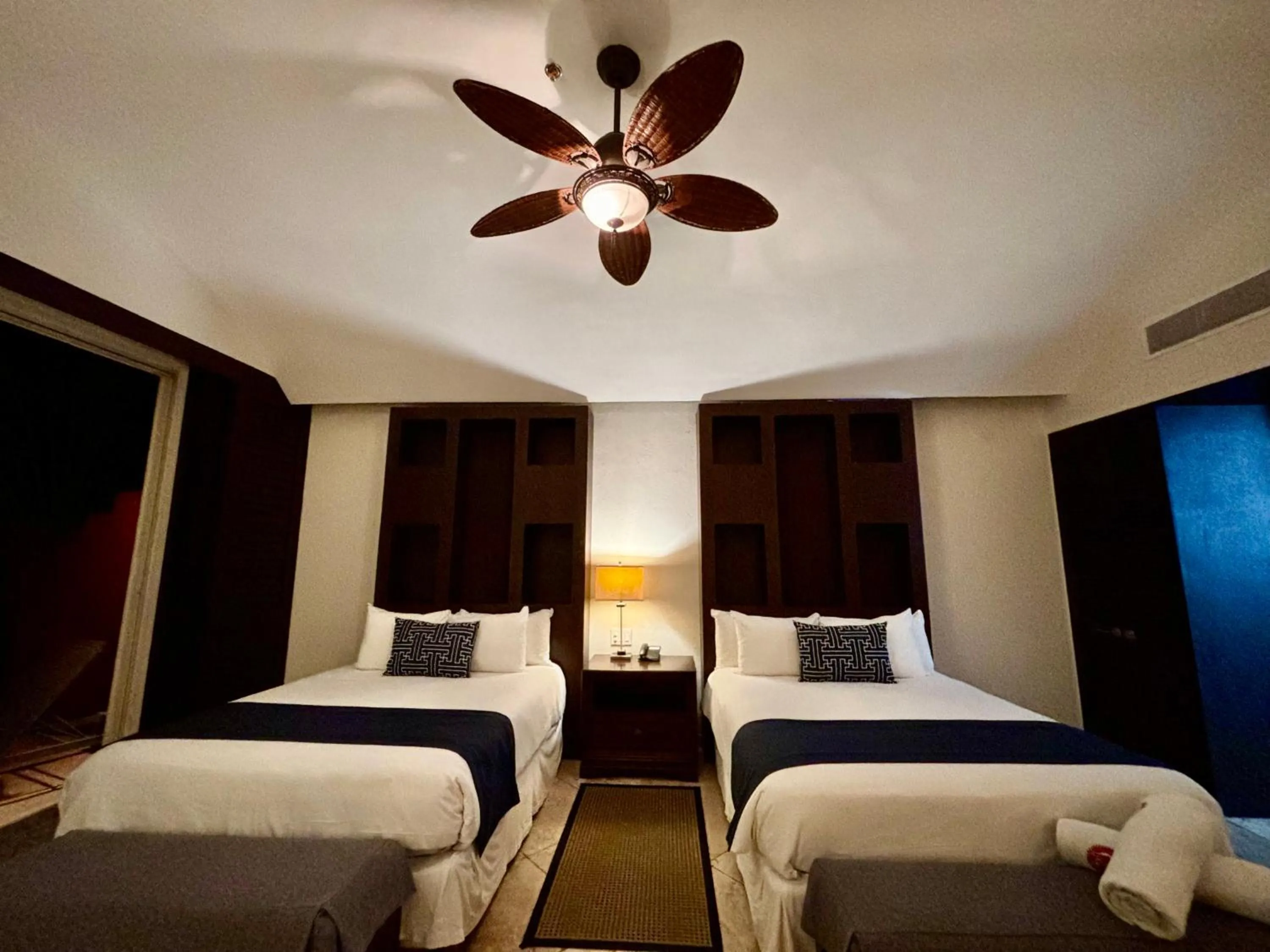 Bed in Hotel Hacienda San Pancho