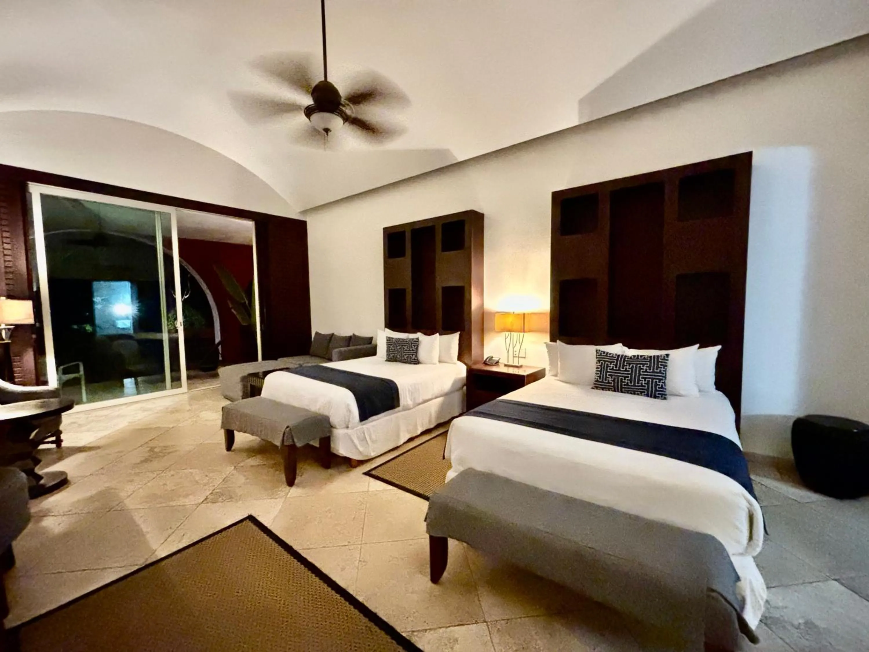 Bed in Hotel Hacienda San Pancho