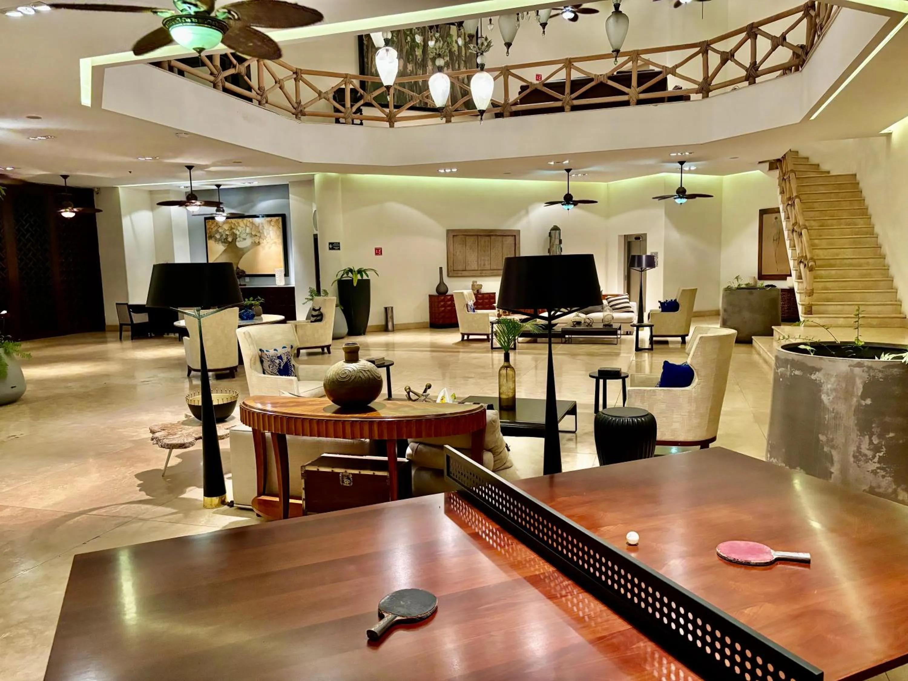 Table tennis in Hotel Hacienda San Pancho