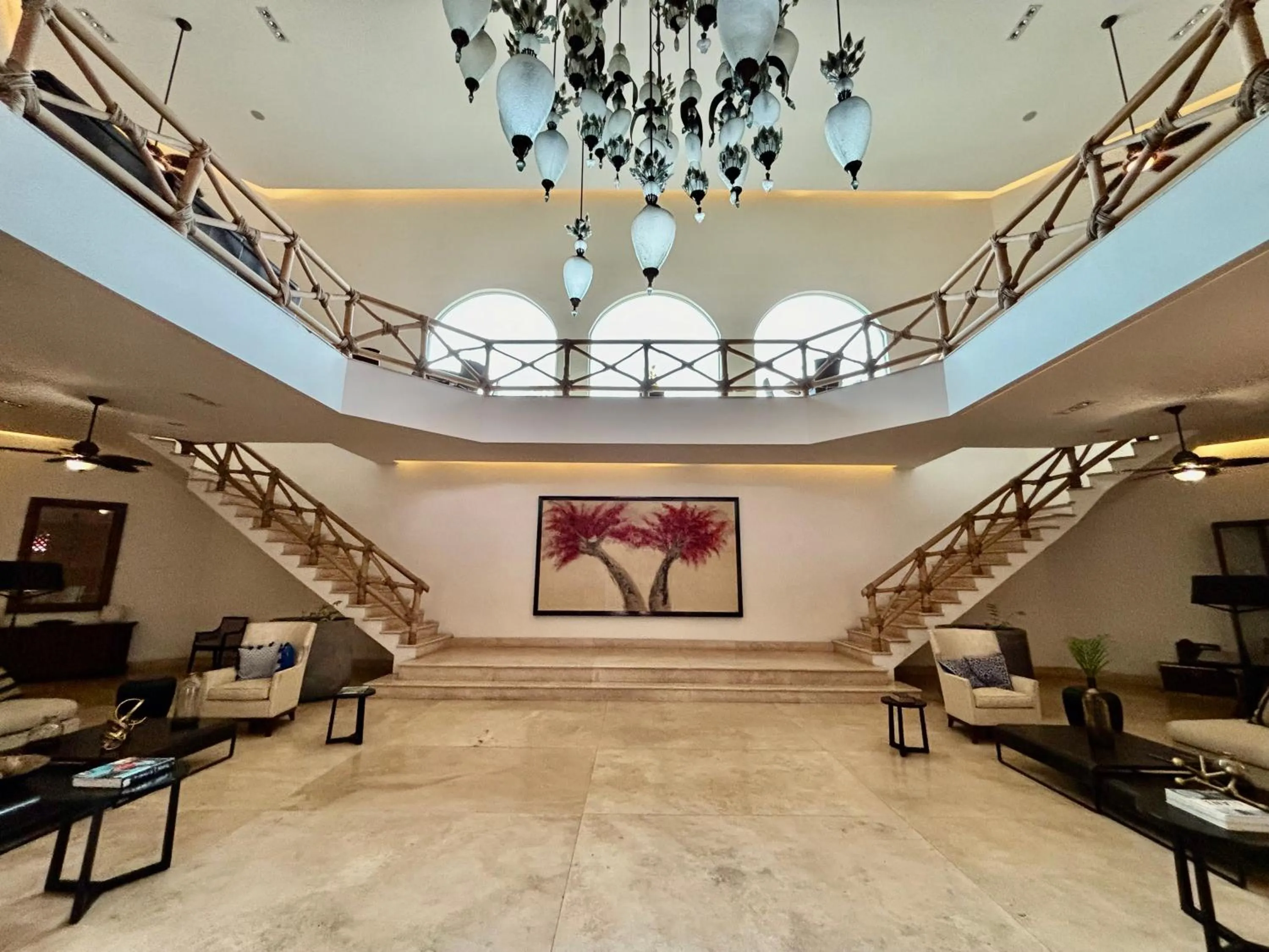 Living room in Hotel Hacienda San Pancho