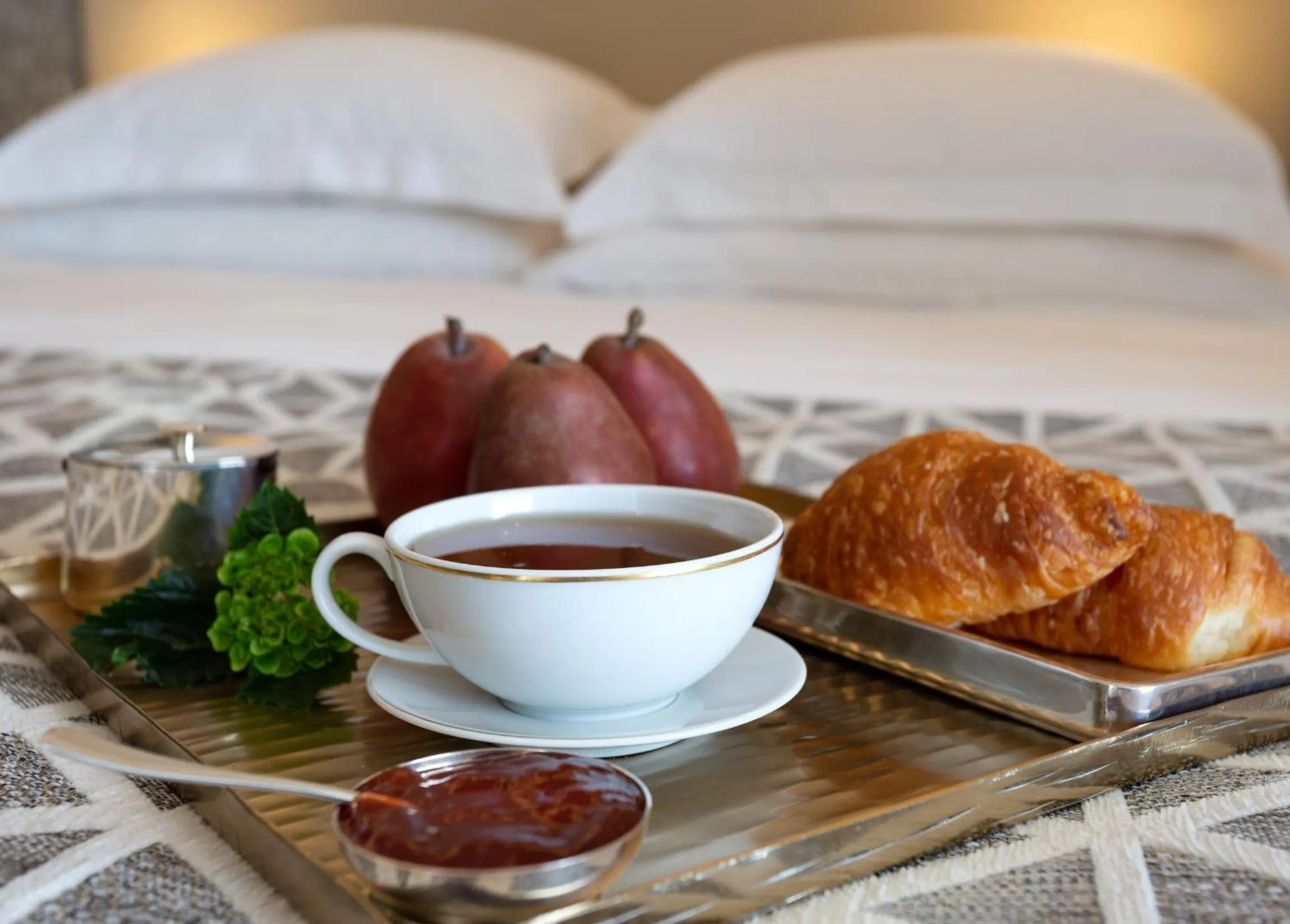 Bed in Dan Caesarea Resort