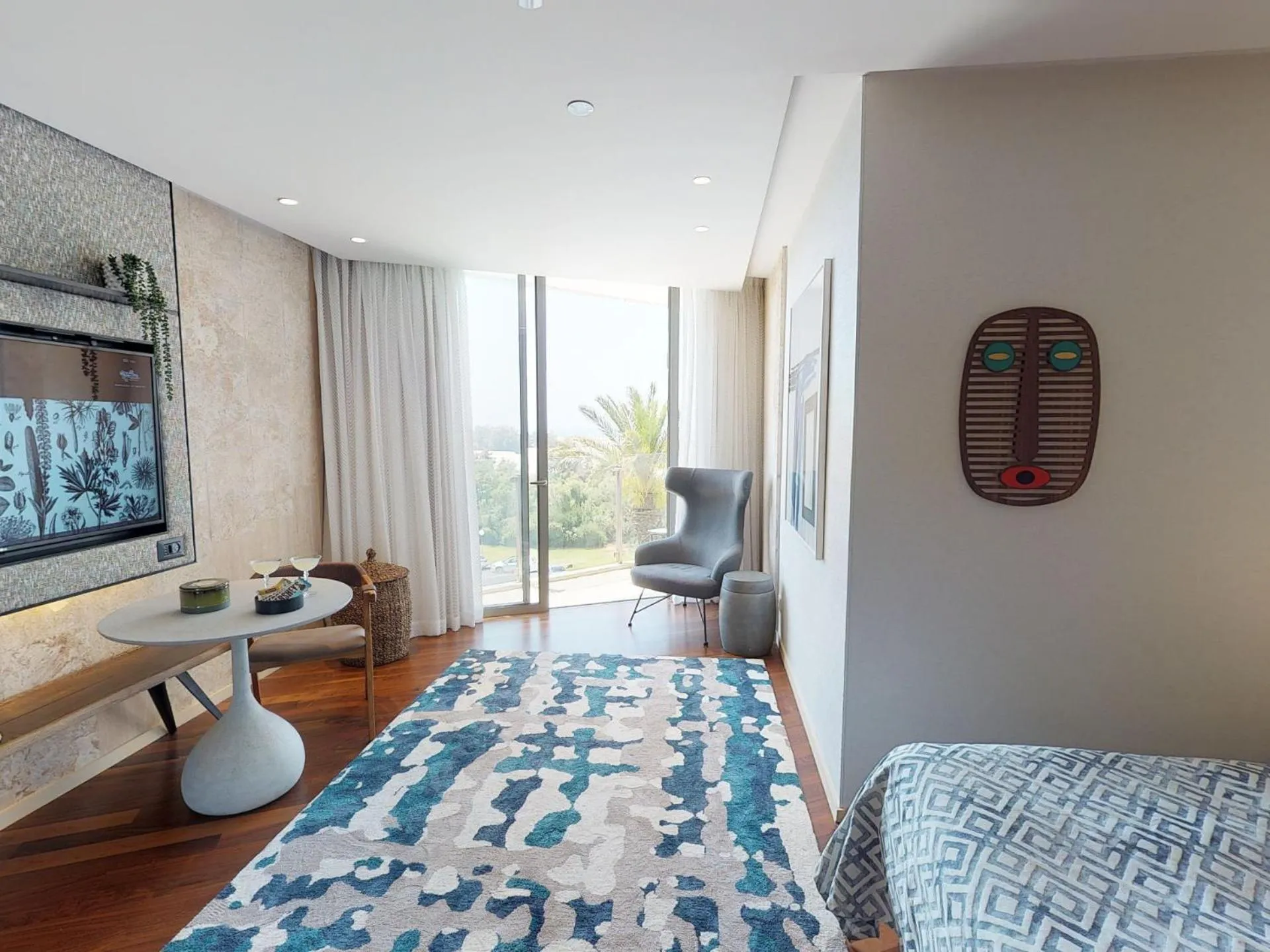 Bed in Dan Caesarea Resort