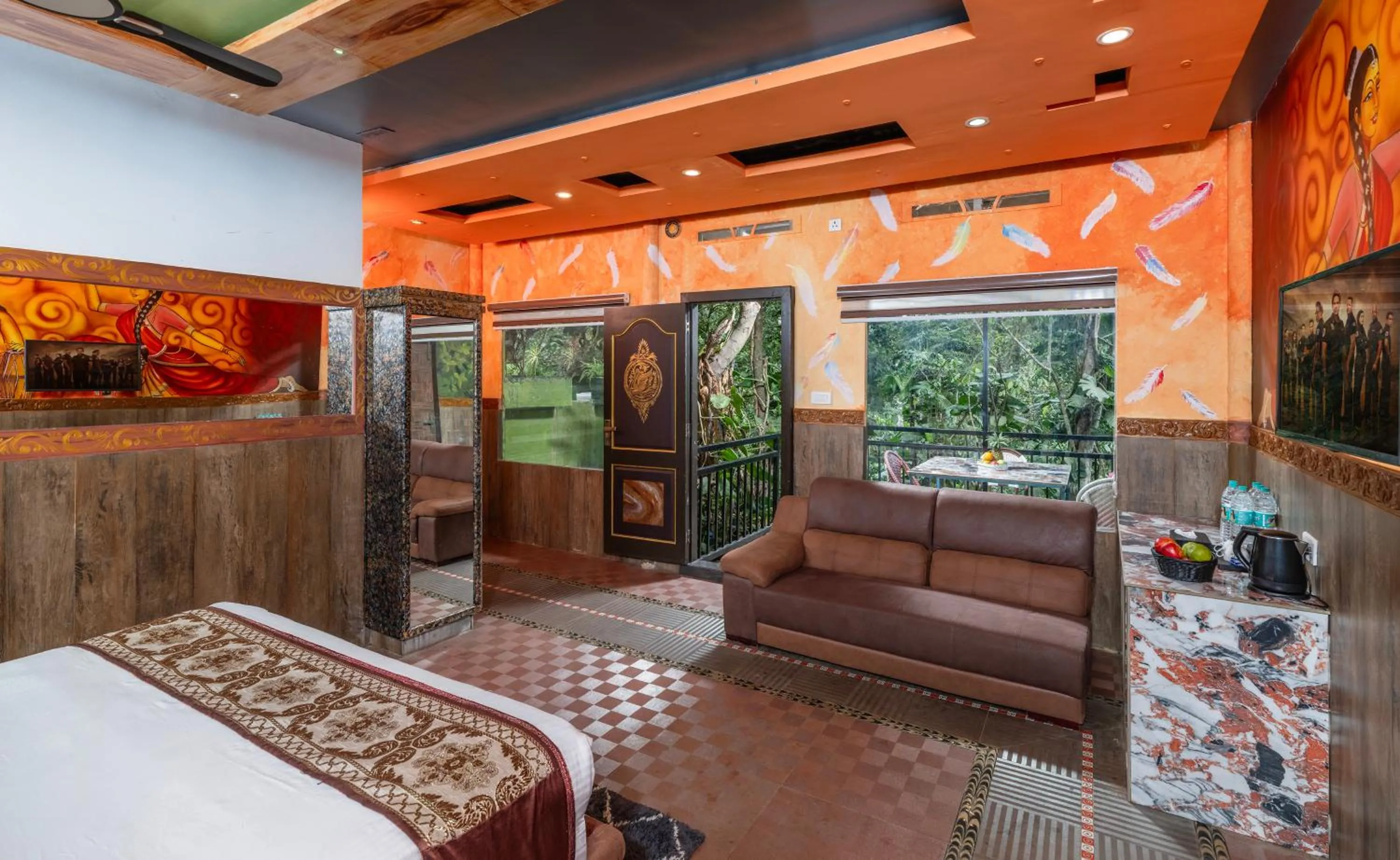 Photo of the whole room, Bed in Parakkat Nature Resort