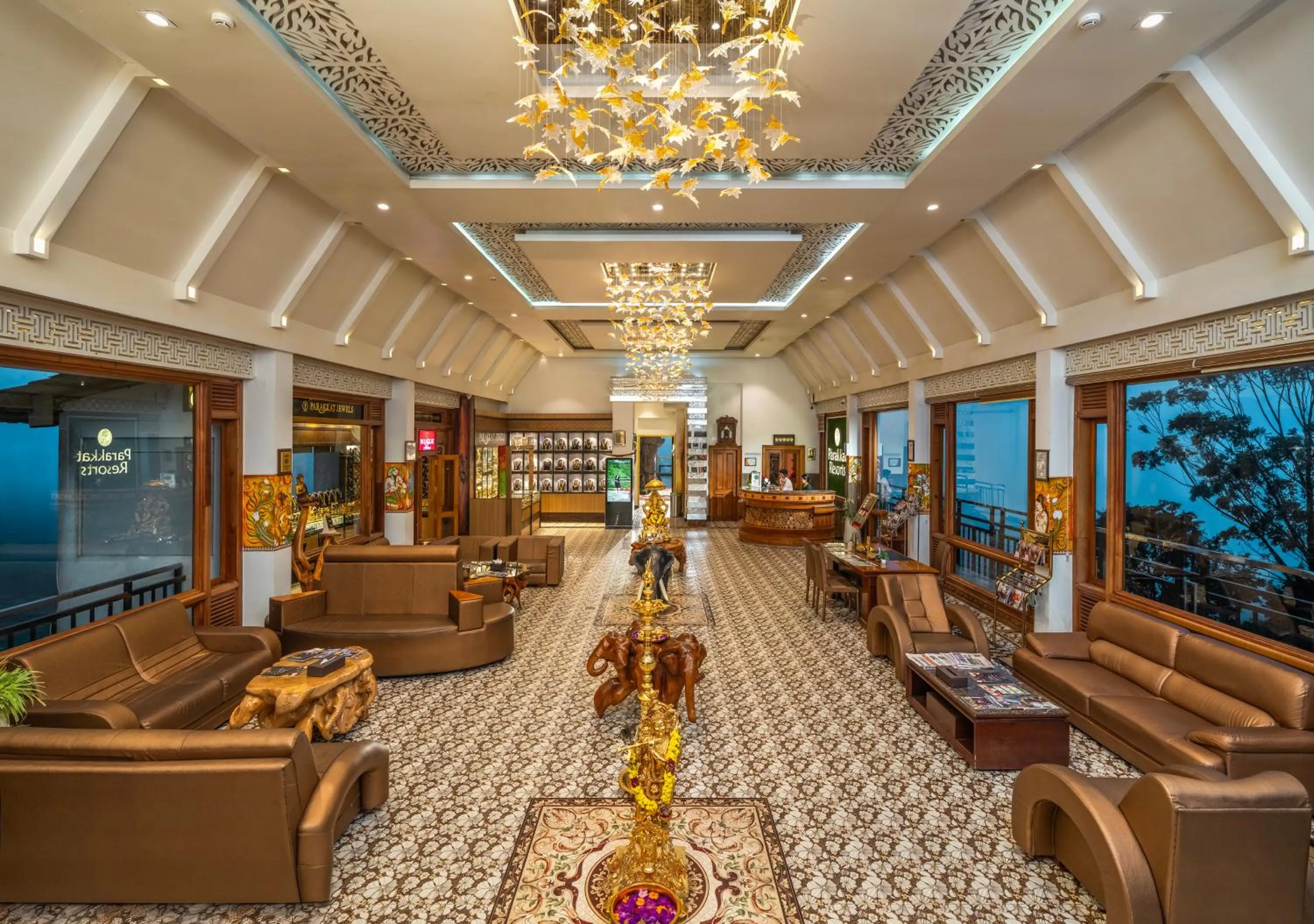 Seating area in Parakkat Nature Resort