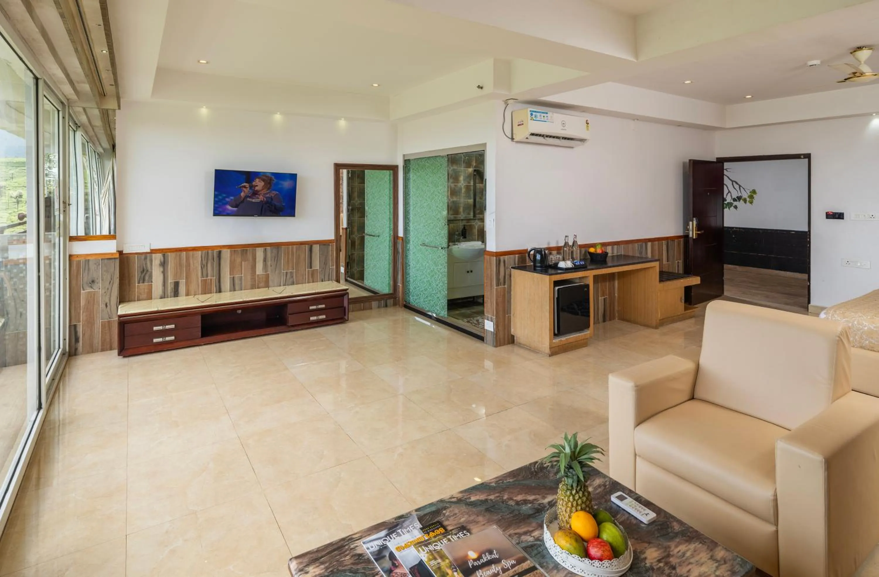 Living room in Parakkat Nature Resort