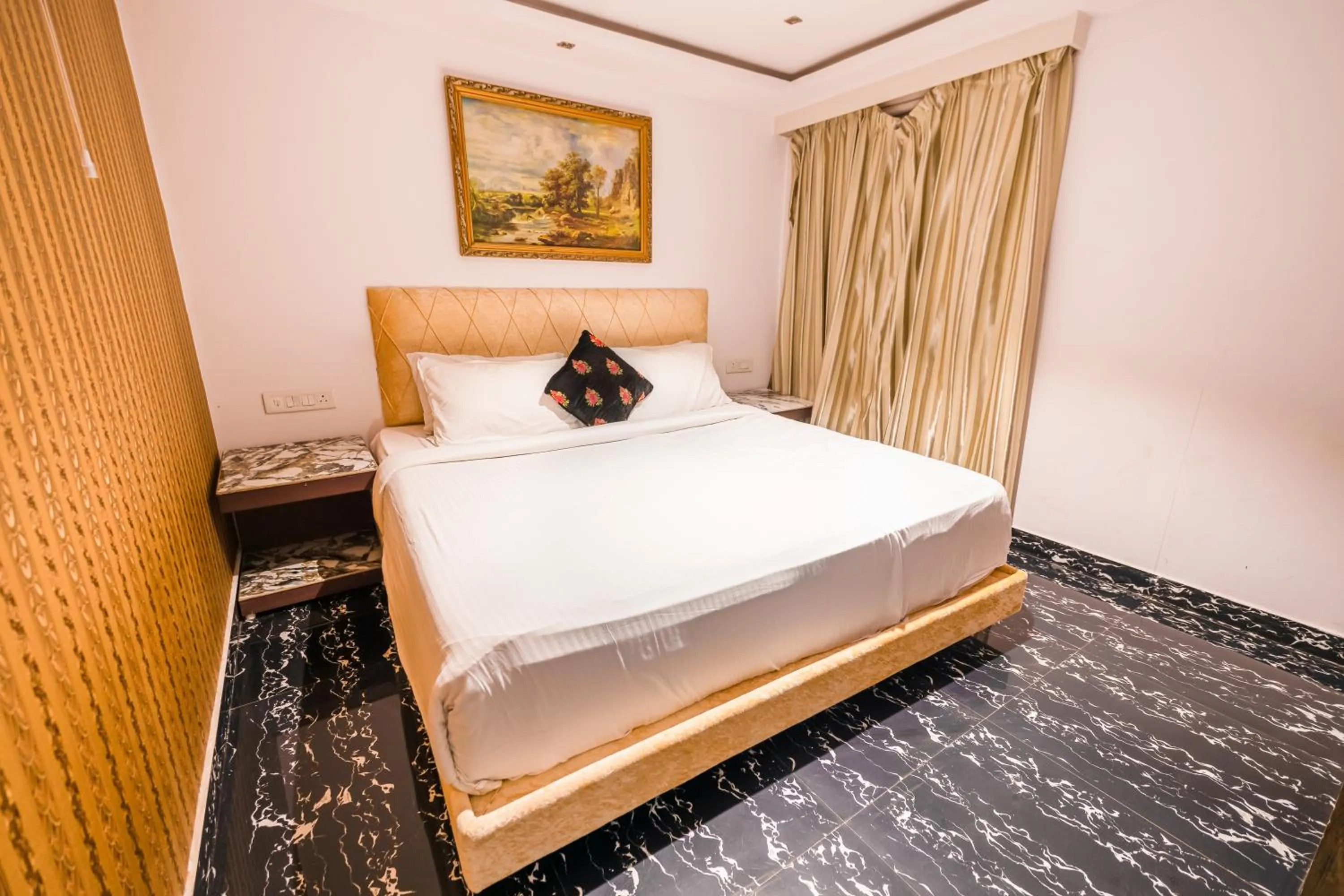 Bed in Parakkat Nature Resort