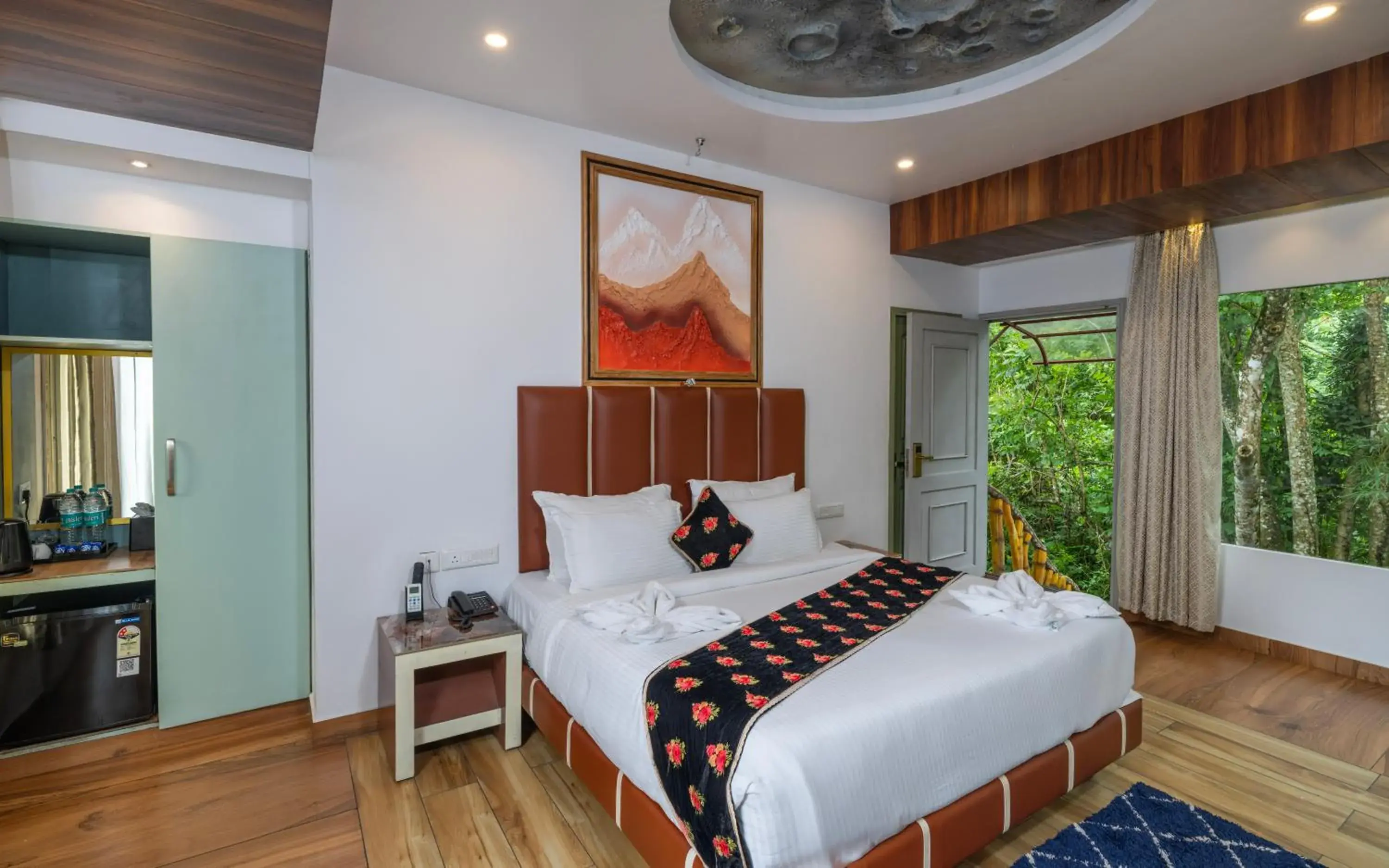 Bed in Parakkat Nature Resort Bed in Parakkat Nature Resort