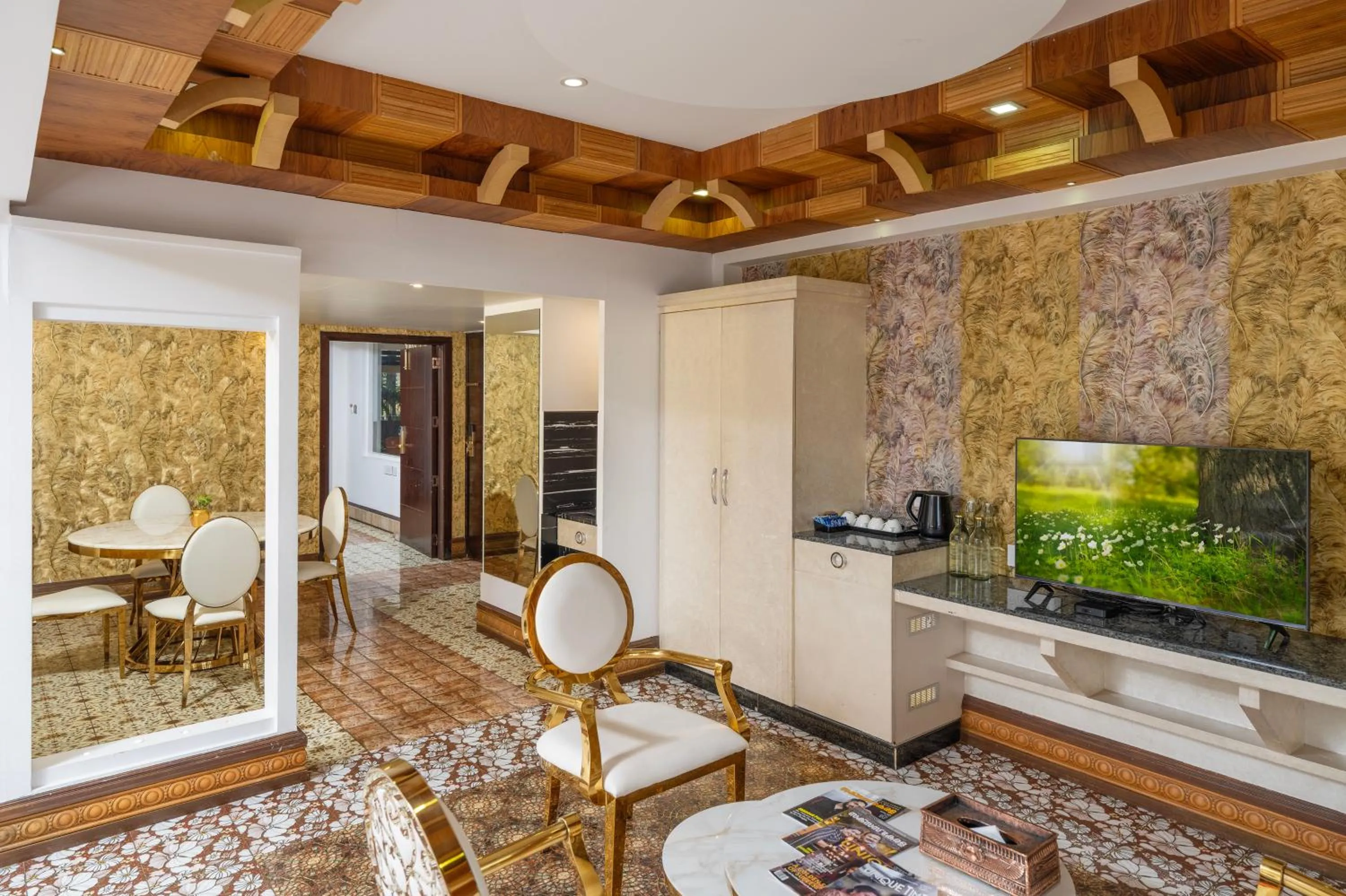 Living room in Parakkat Nature Resort