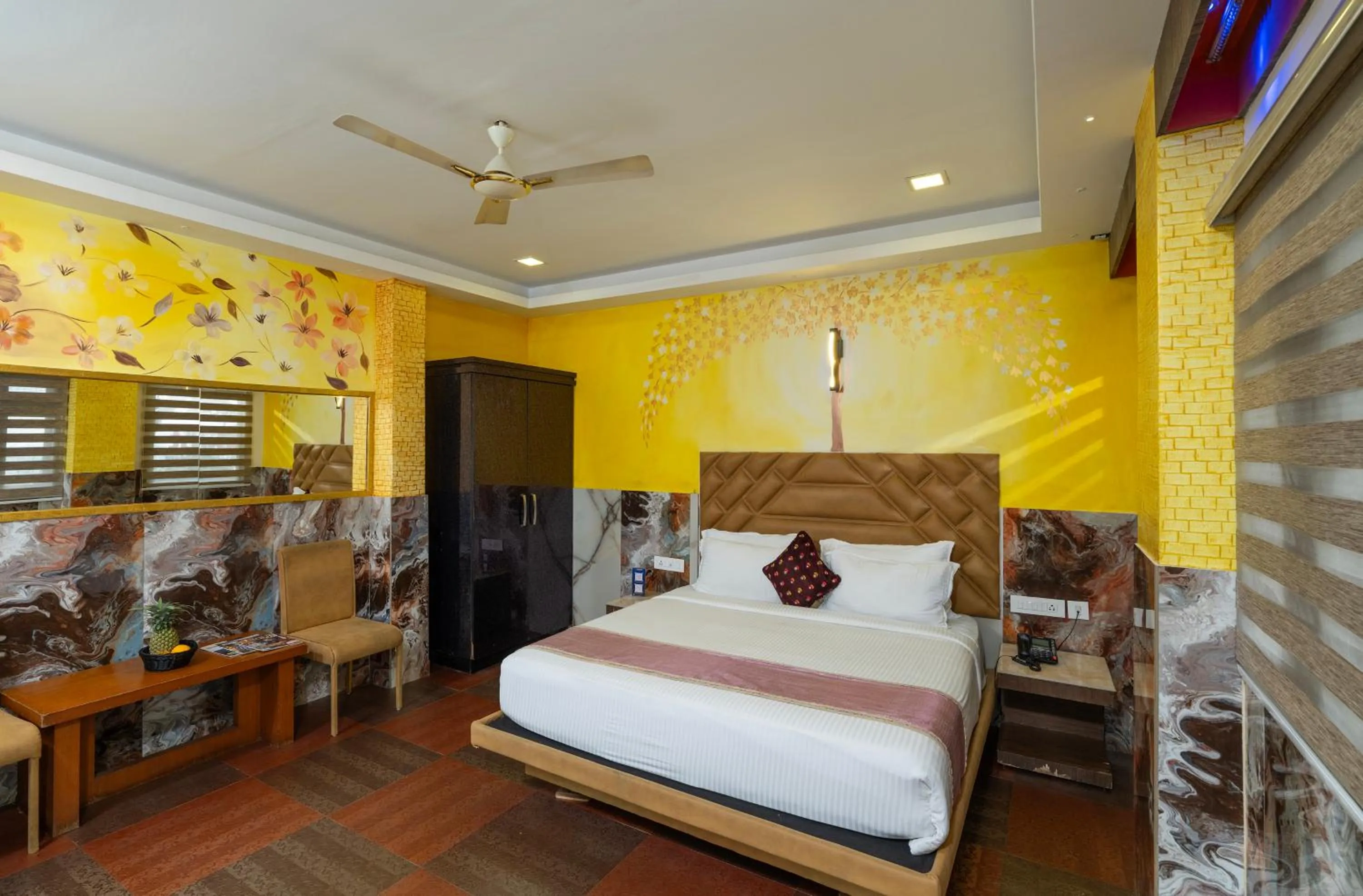 Bed in Parakkat Nature Resort