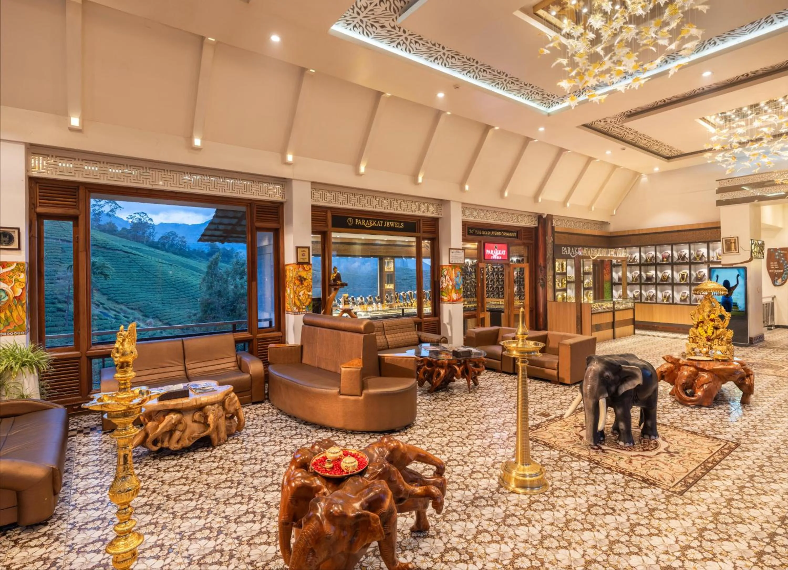 Lobby or reception in Parakkat Nature Resort