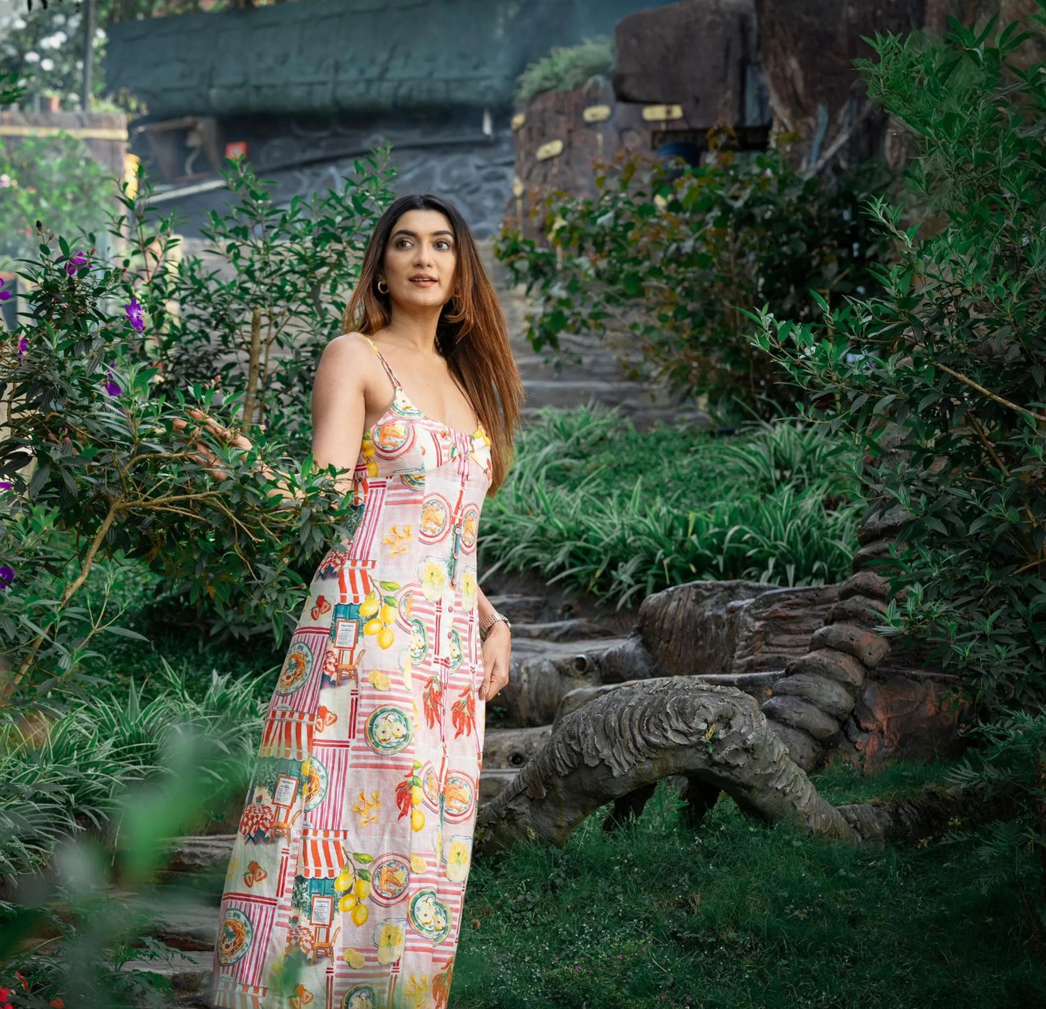 Garden view in Parakkat Nature Resort