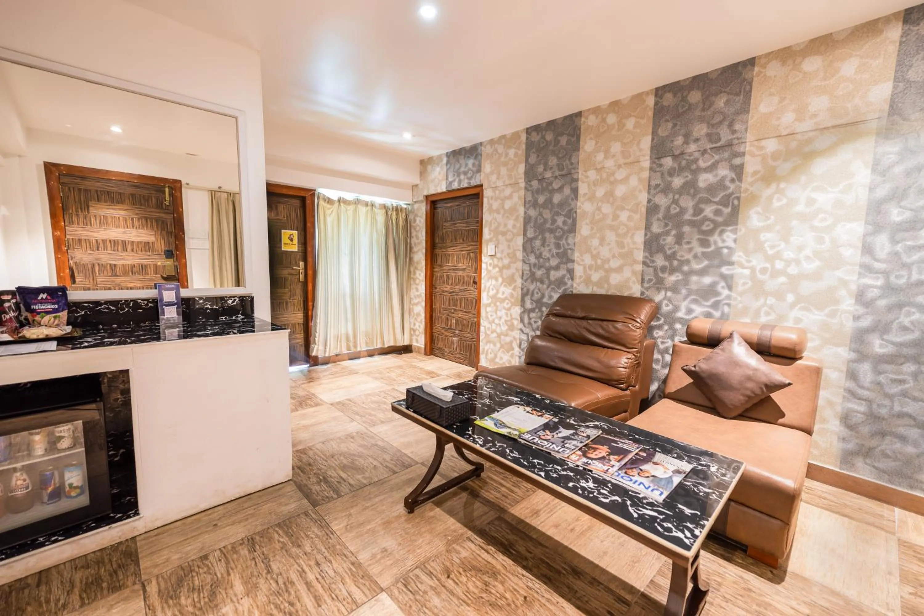 Living room in Parakkat Nature Resort