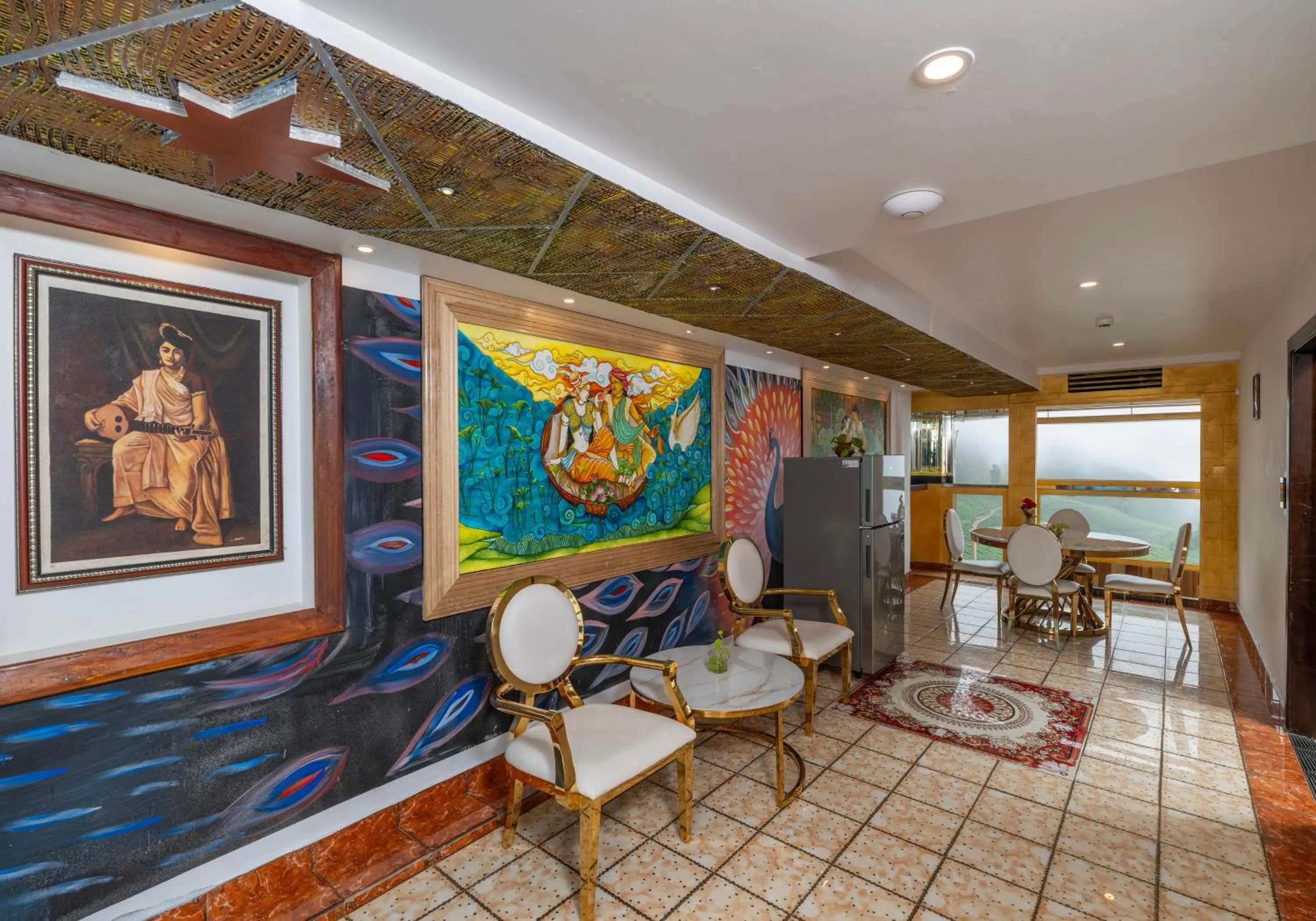 Living room in Parakkat Nature Resort