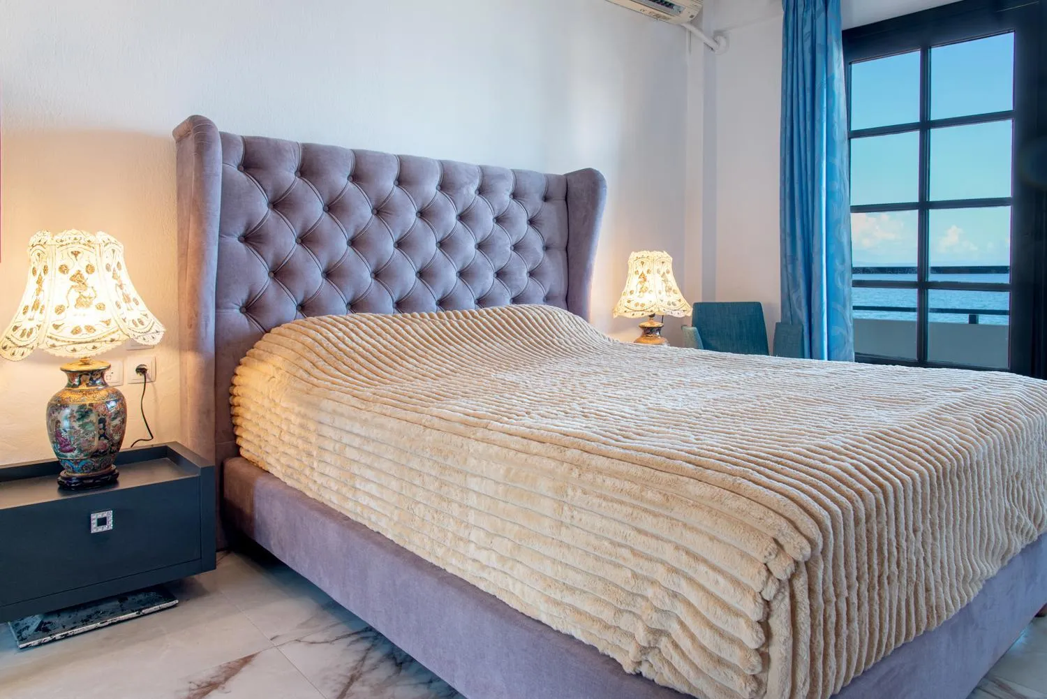 Bed in Assa Maris Beach Hotel