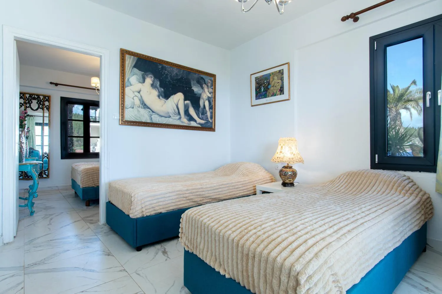 Bed in Assa Maris Beach Hotel