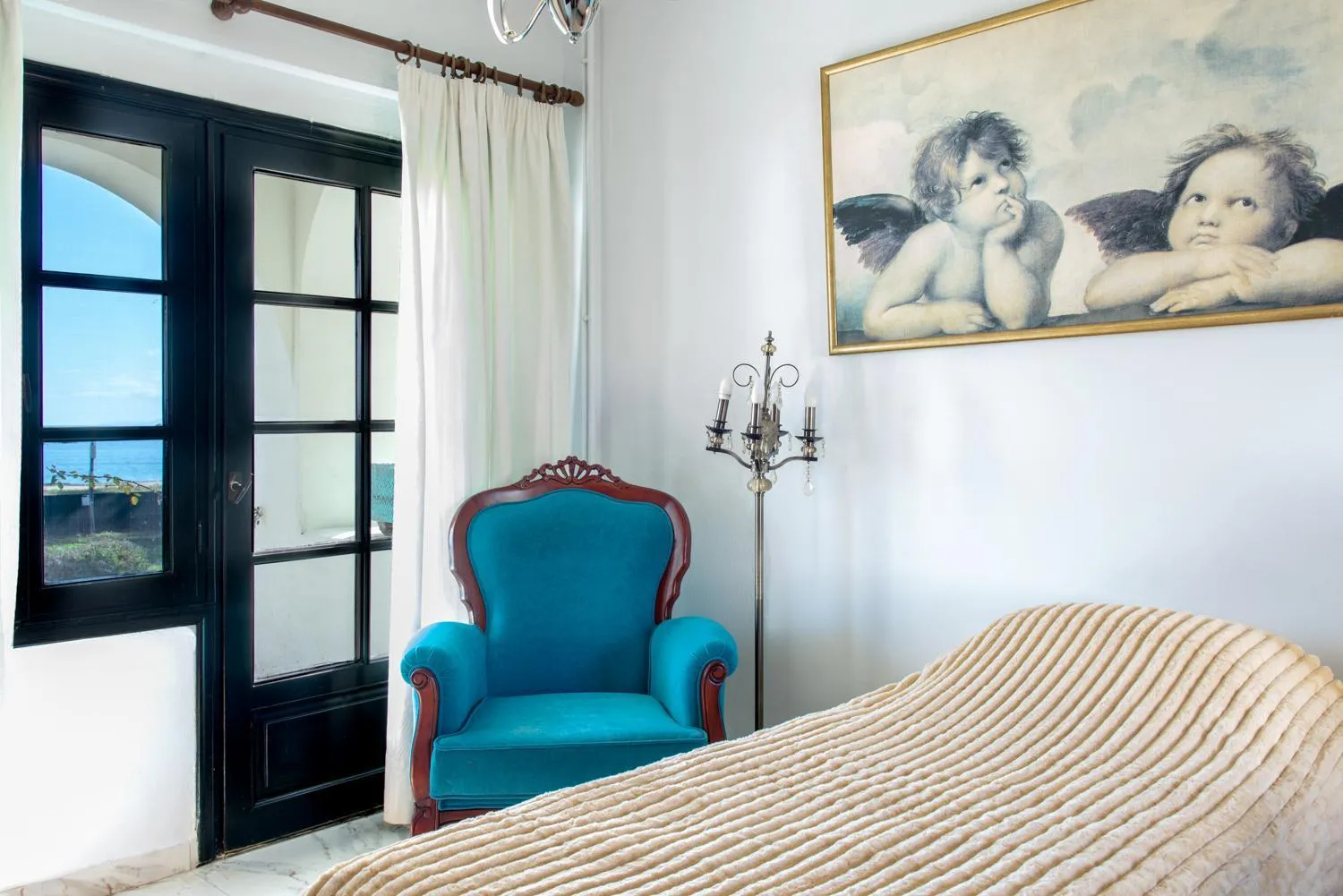 Living room, Bed in Assa Maris Beach Hotel