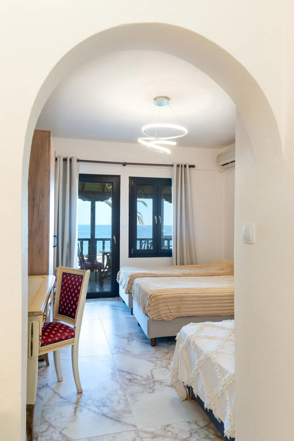 Bed in Assa Maris Beach Hotel