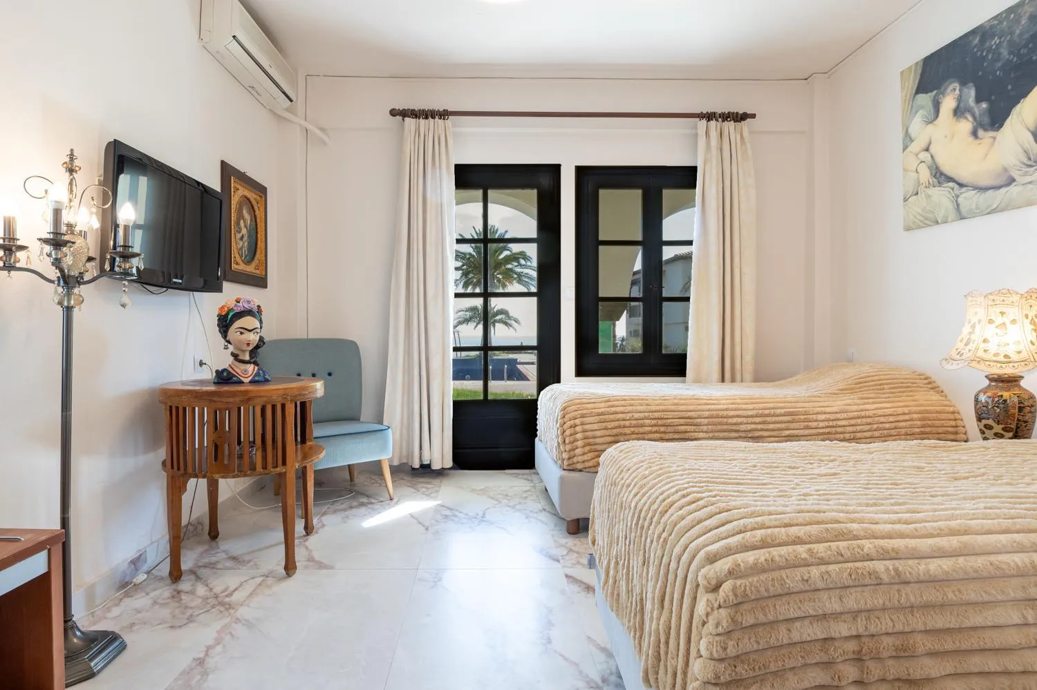 Bed in Assa Maris Beach Hotel